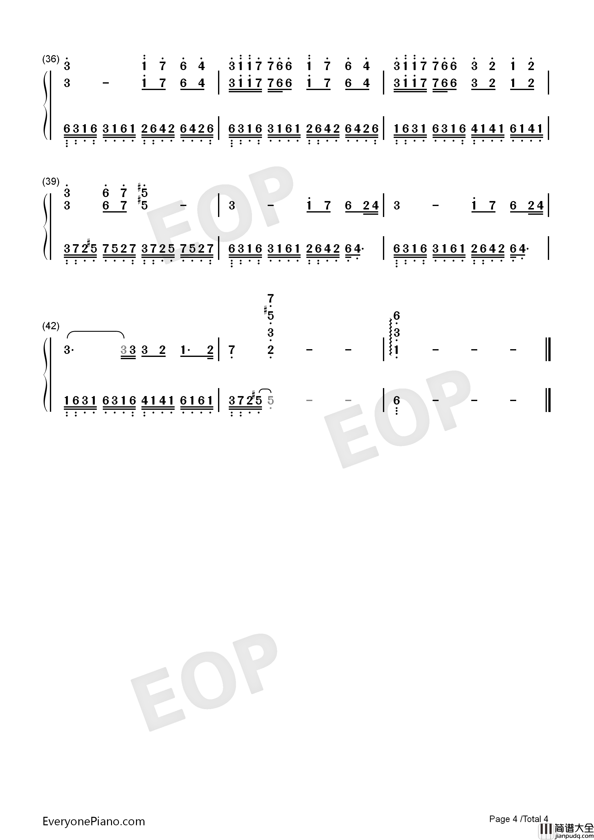 Otonal钢琴简谱_Raul_Di_Blasio演唱