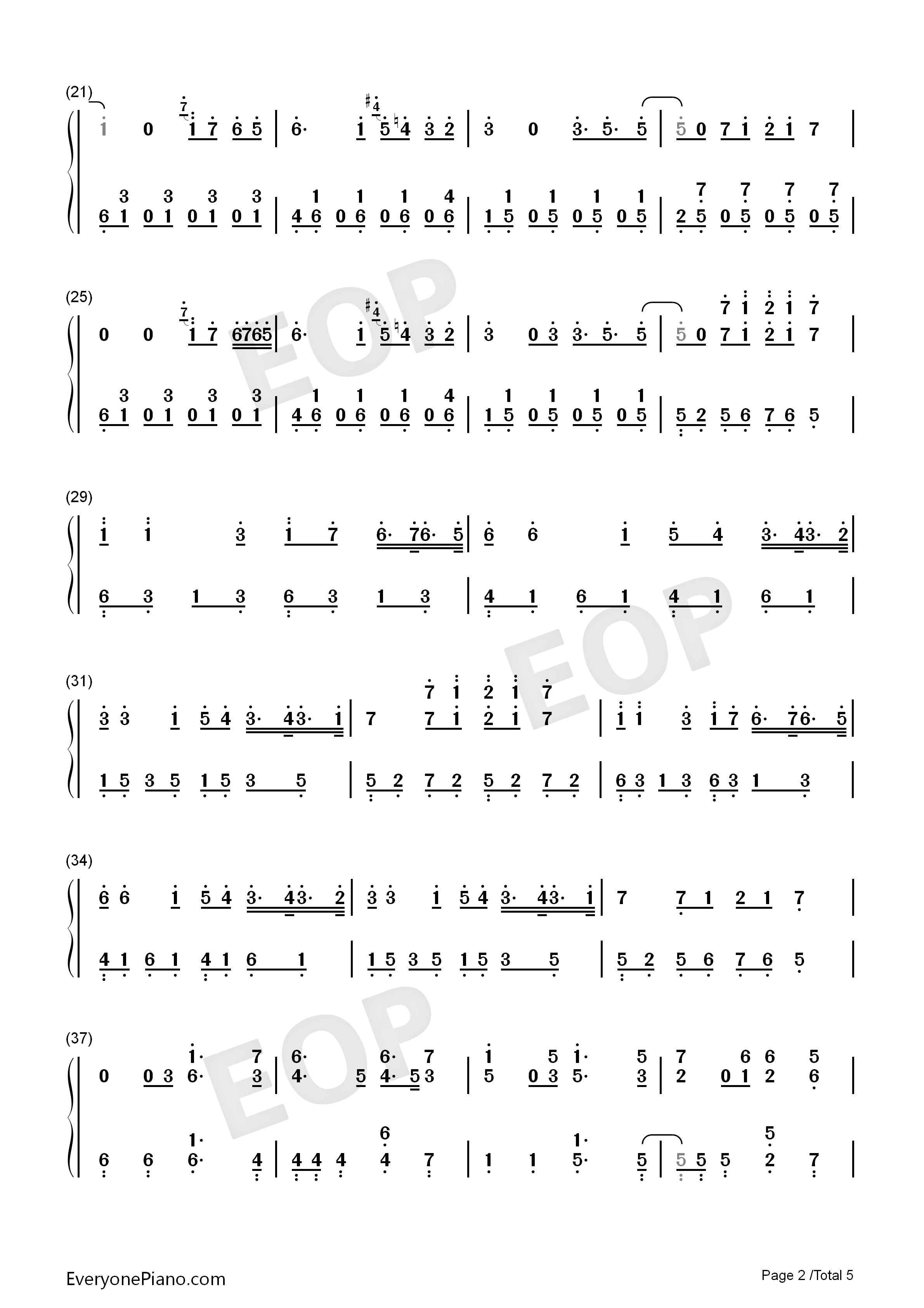 Unity钢琴简谱_Alan_Walker演唱