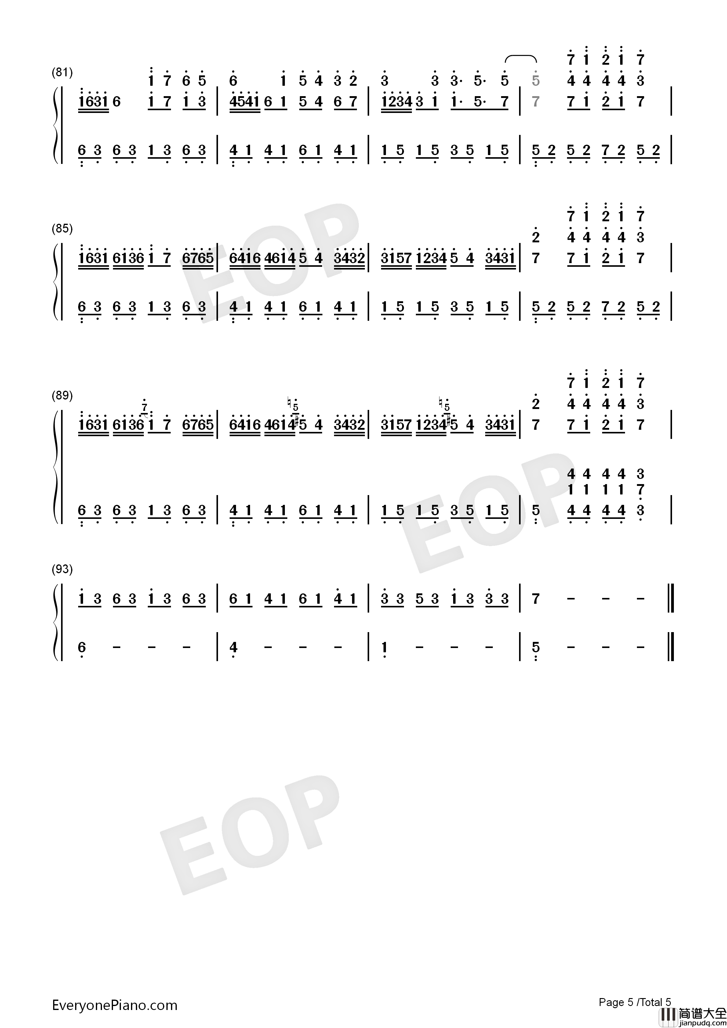 Unity钢琴简谱_Alan_Walker演唱