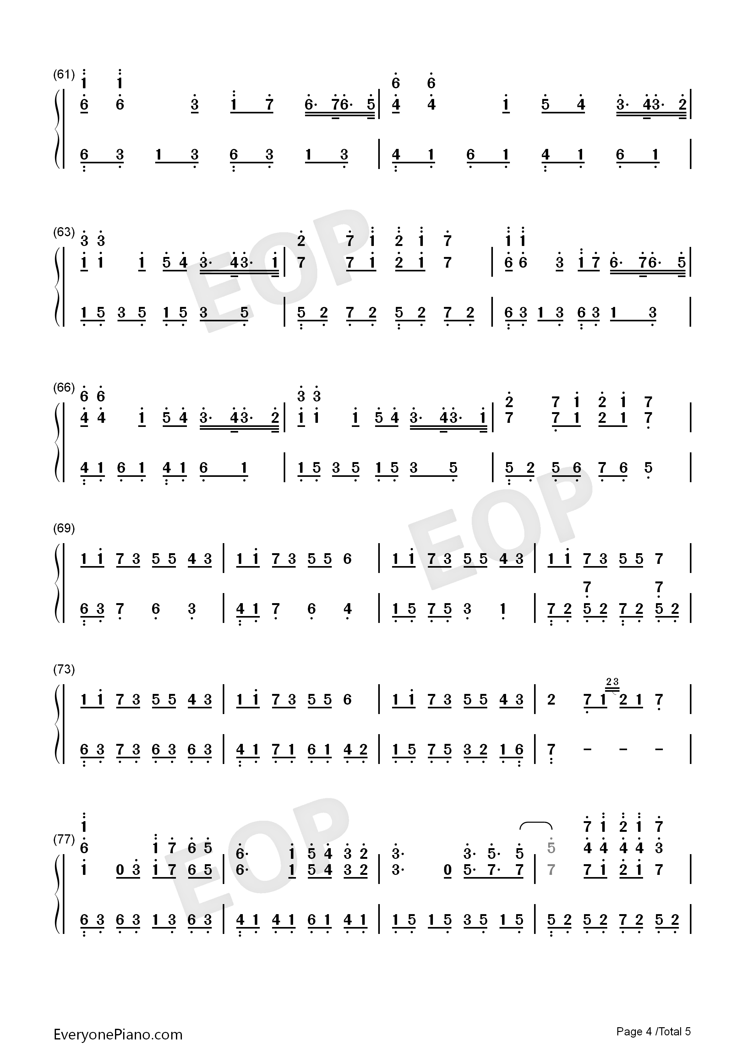 Unity钢琴简谱_Alan_Walker演唱