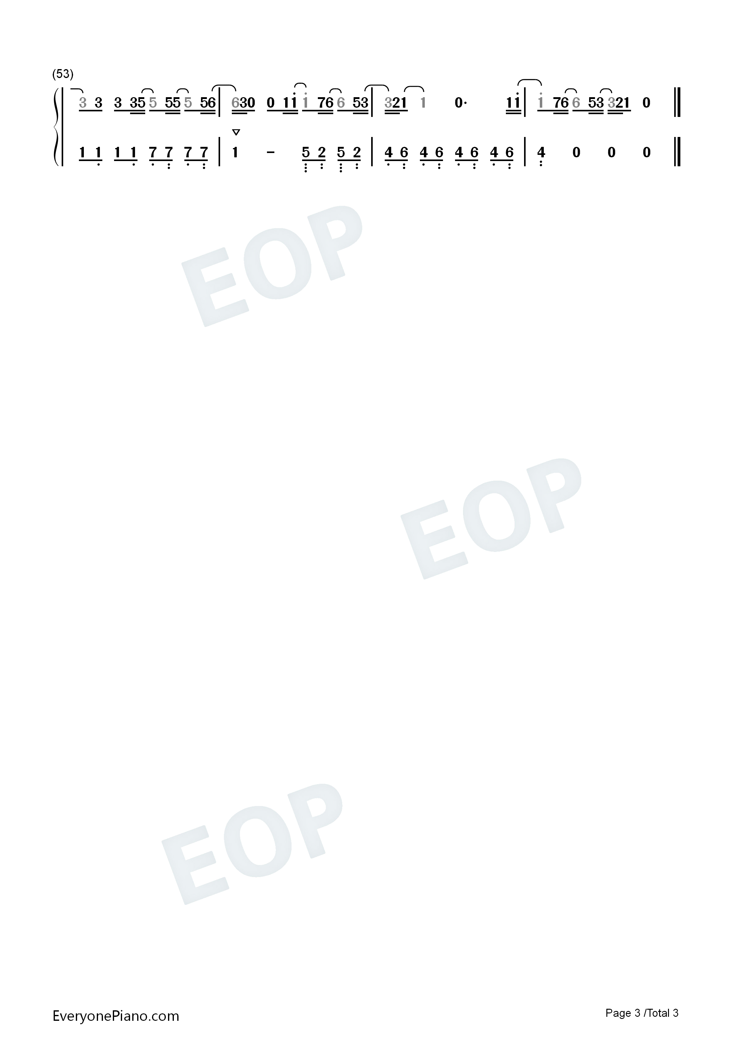 Thousand_Miles钢琴简谱_The_Kid_Laroi演唱