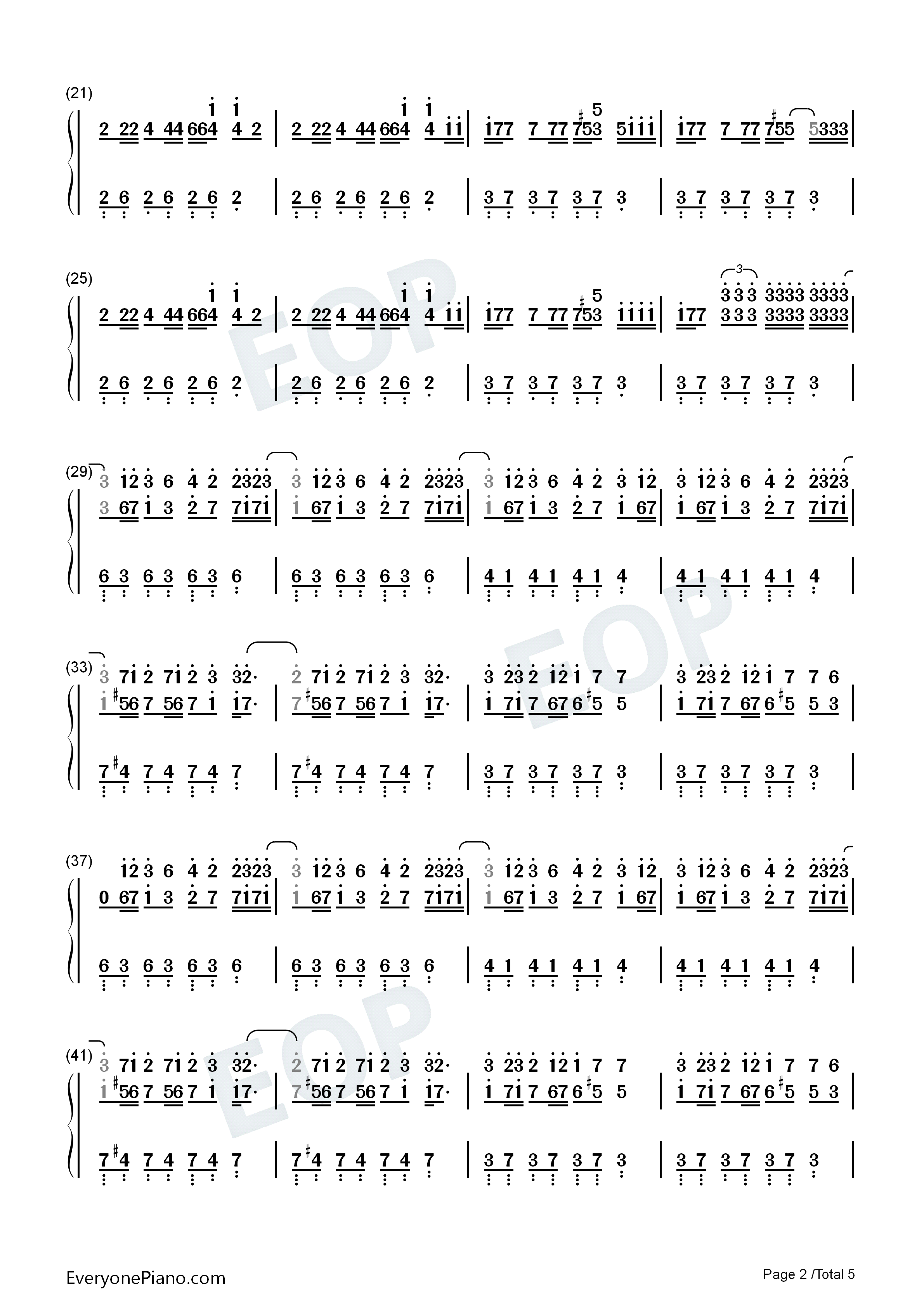 摩天动物园钢琴简谱_邓紫棋演唱