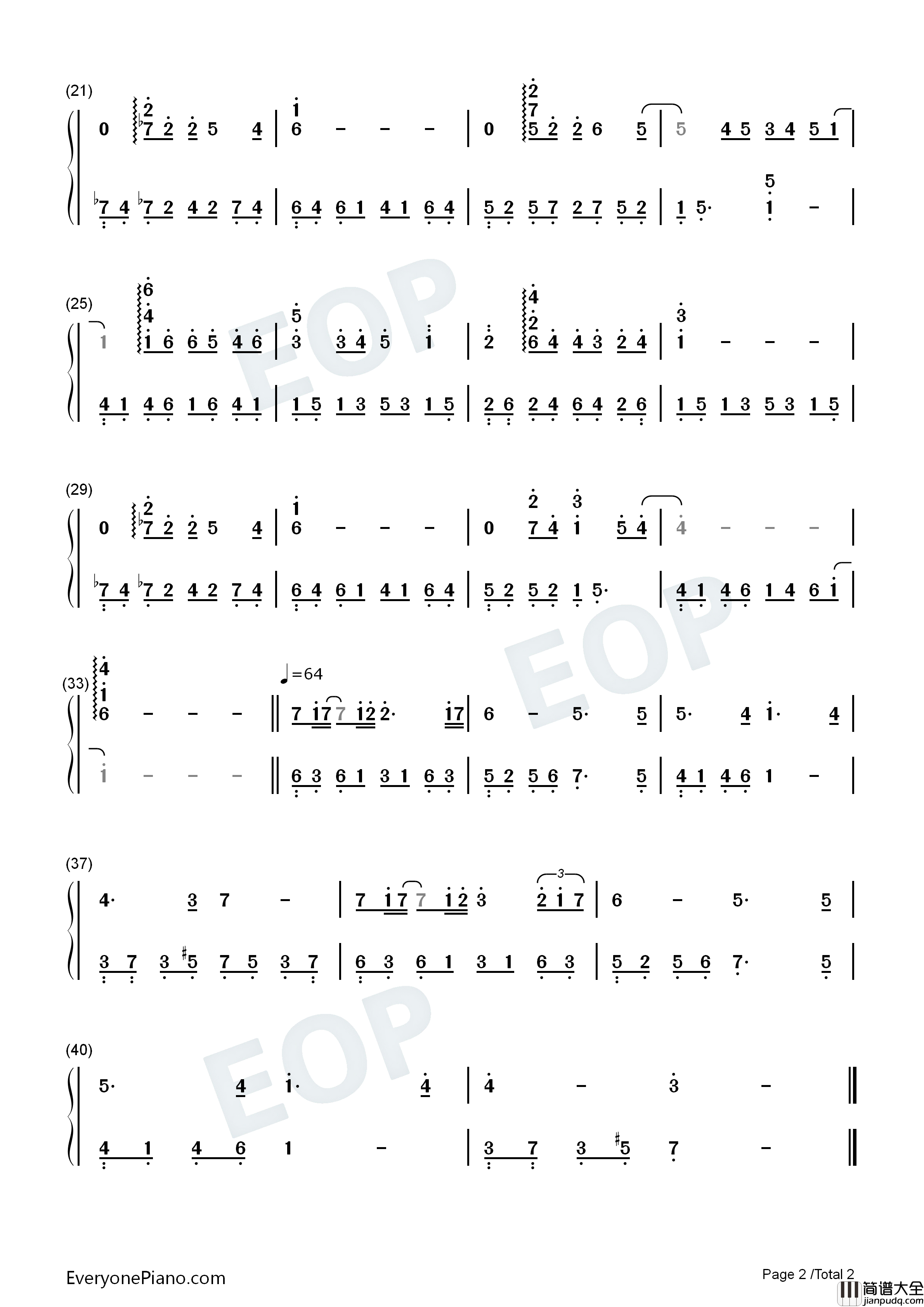 3000万年前からのメッセージ钢琴简谱_矢野立美演唱