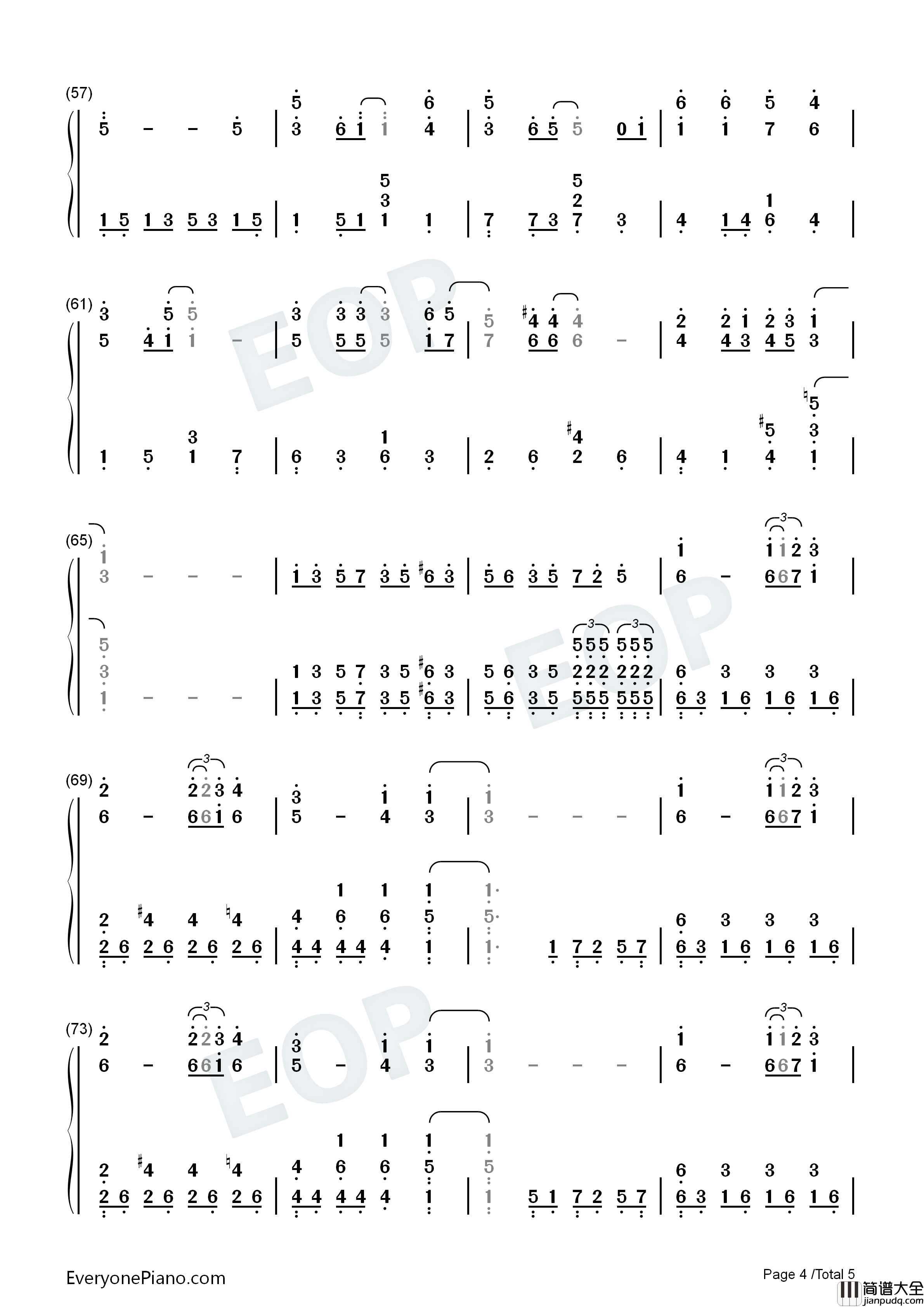 Still_Life钢琴简谱_BIGBANG演唱