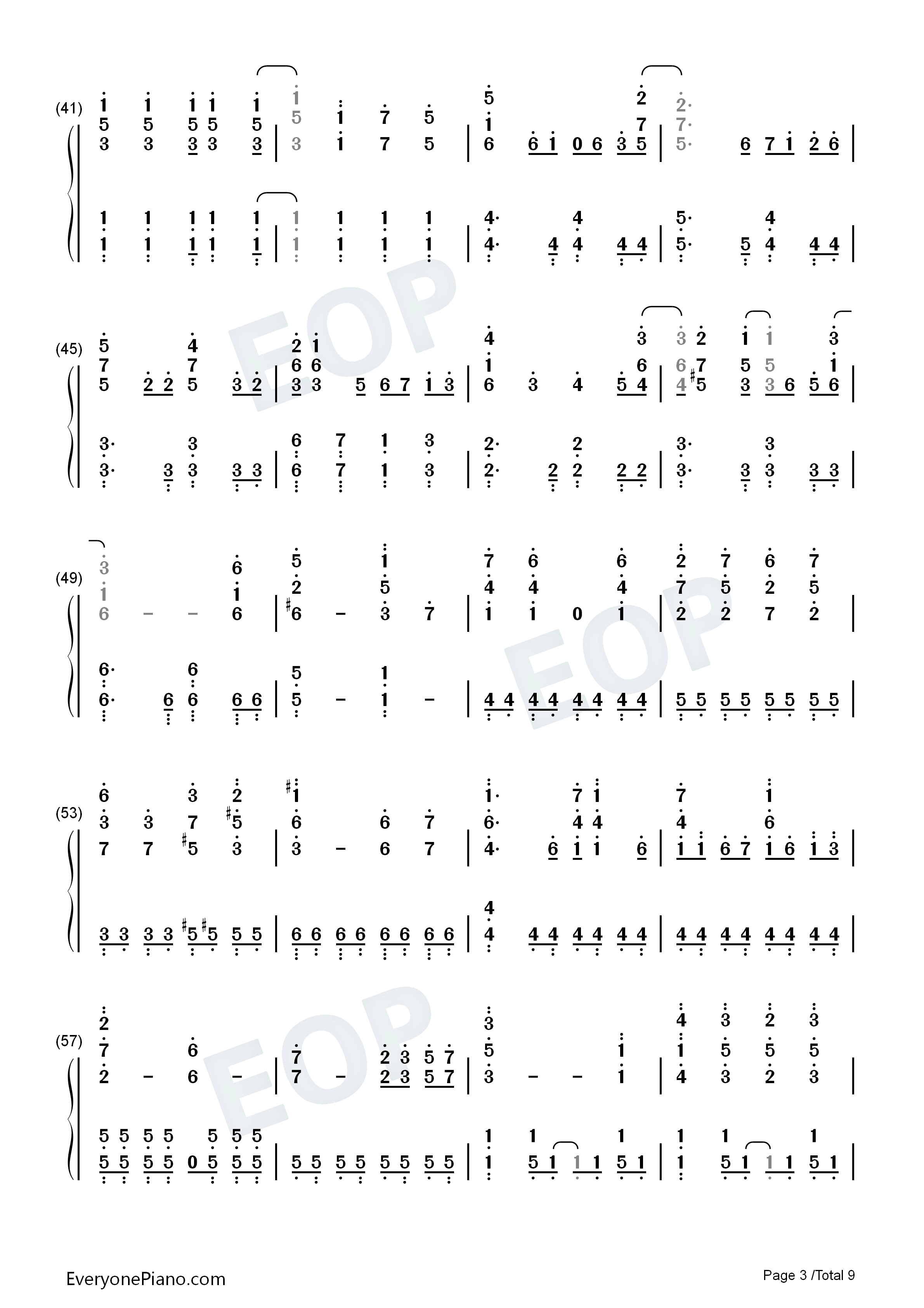 あの夢をなぞって钢琴简谱_YOASOBI演唱