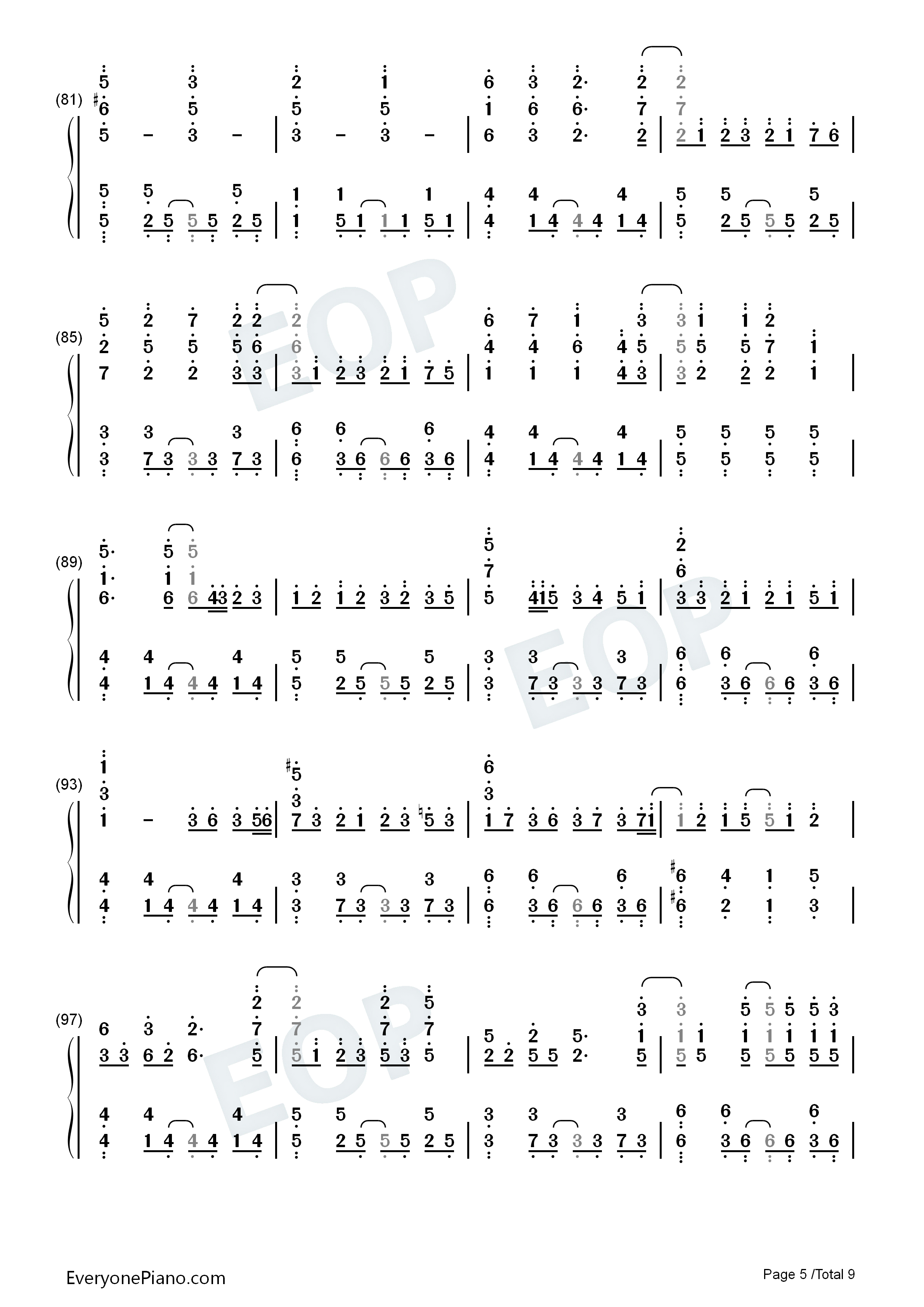 あの夢をなぞって钢琴简谱_YOASOBI演唱