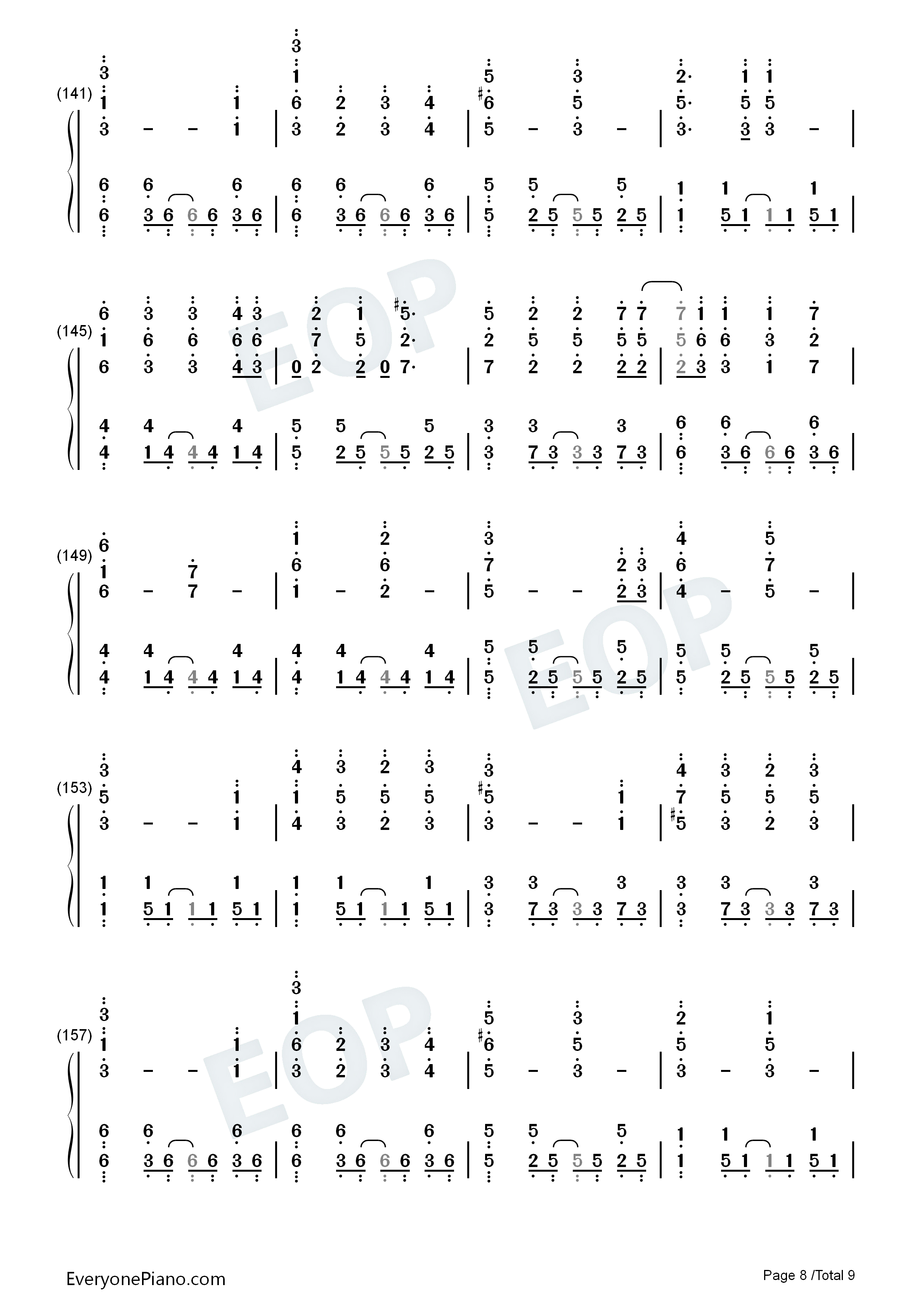 あの夢をなぞって钢琴简谱_YOASOBI演唱