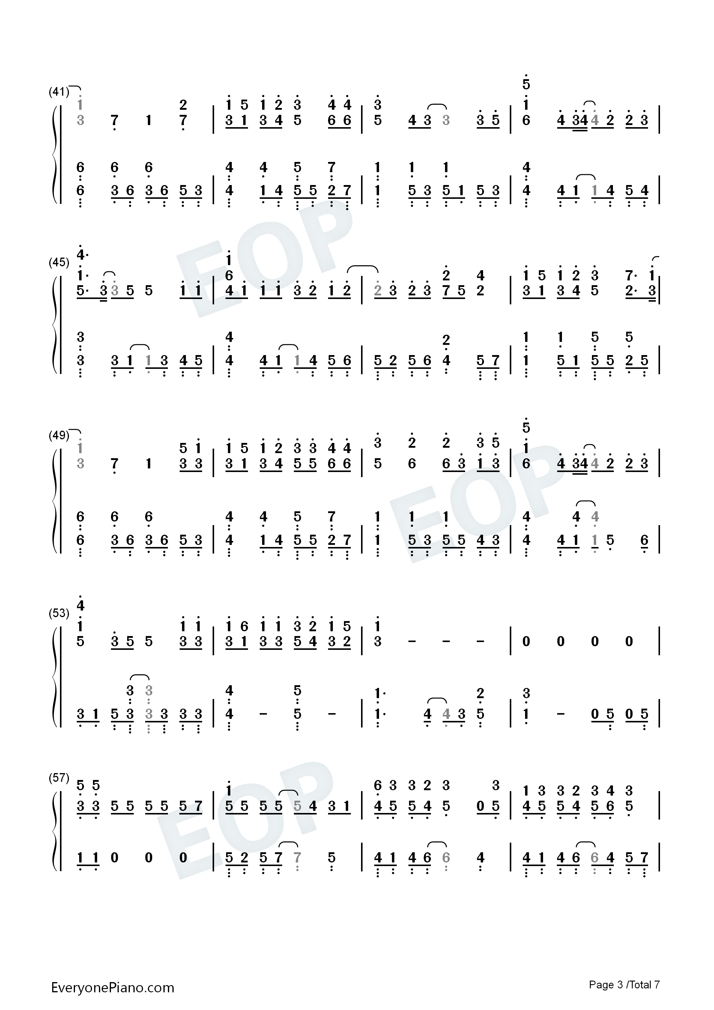 双葉钢琴简谱_爱缪_あいみょん演唱