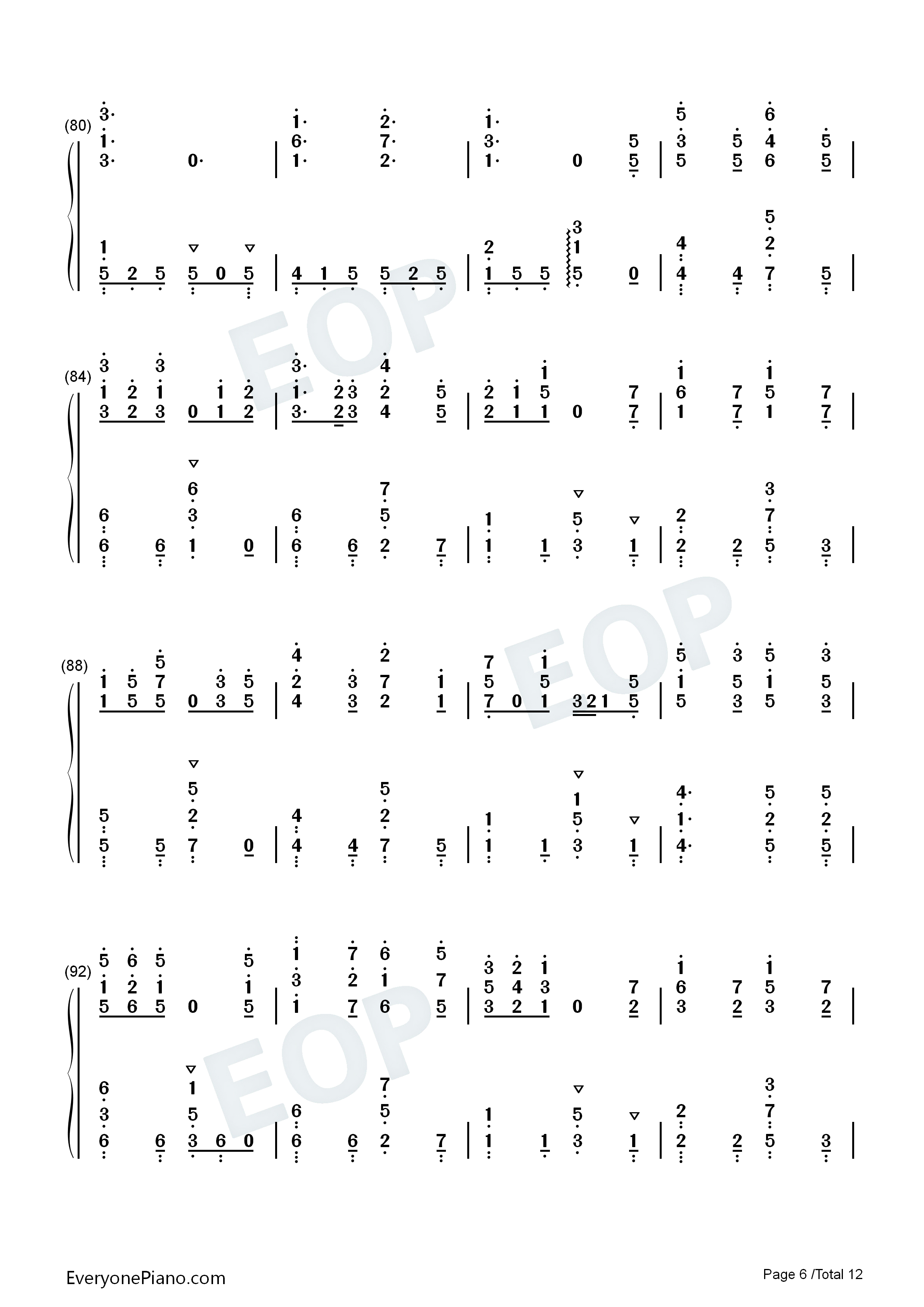 蒼のワルツ钢琴简谱_Eve演唱