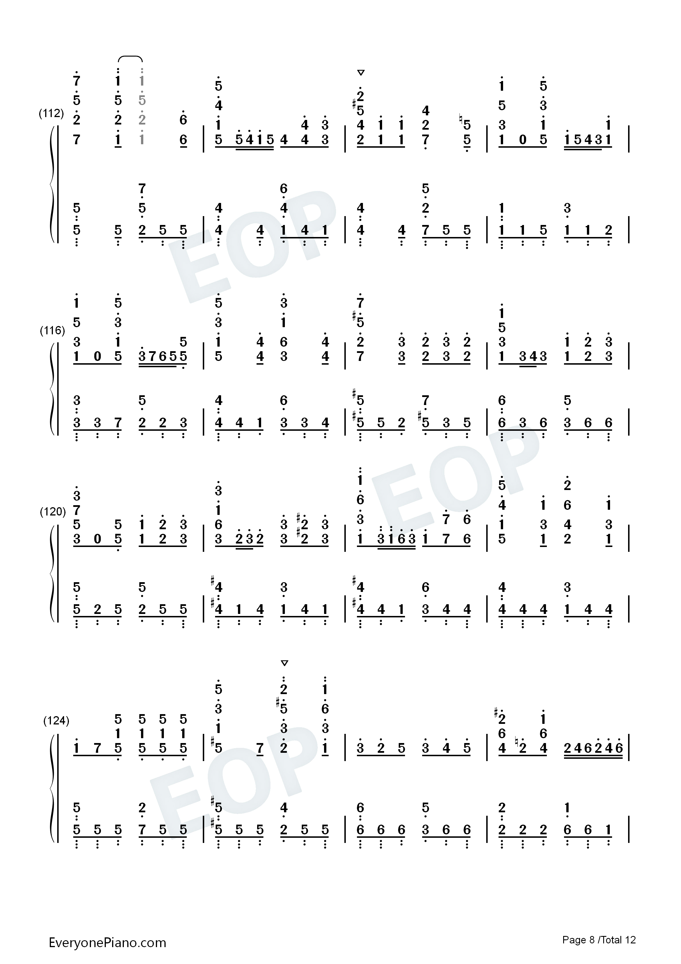 蒼のワルツ钢琴简谱_Eve演唱