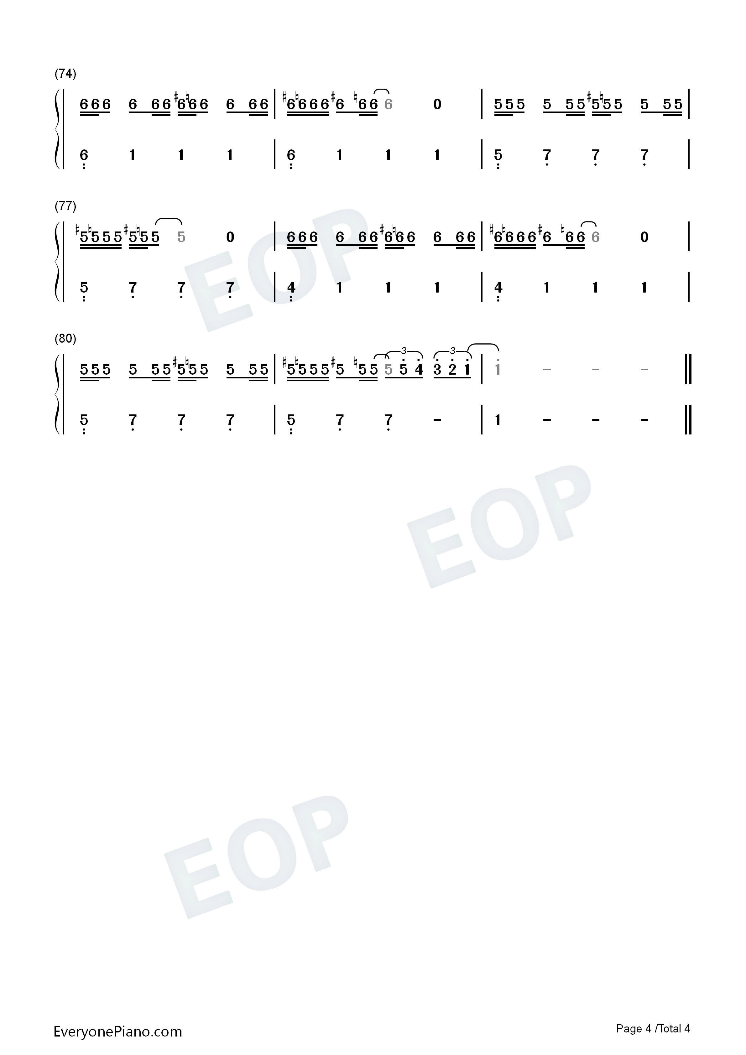 Oh_My_God钢琴简谱_Adele演唱