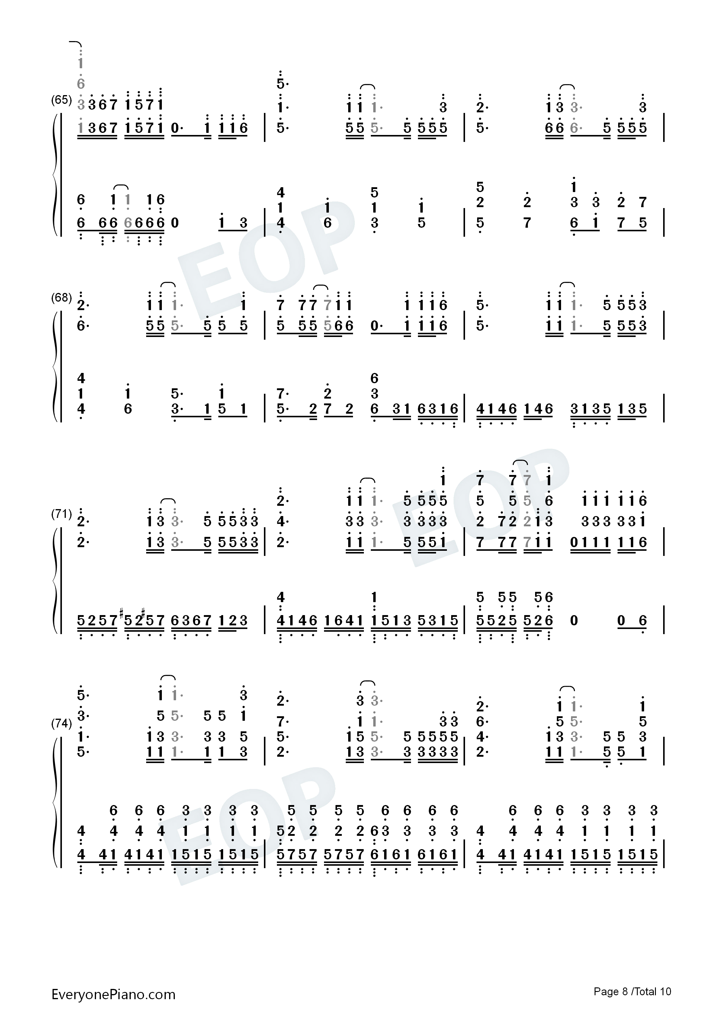 生命線钢琴简谱_ReoNa演唱
