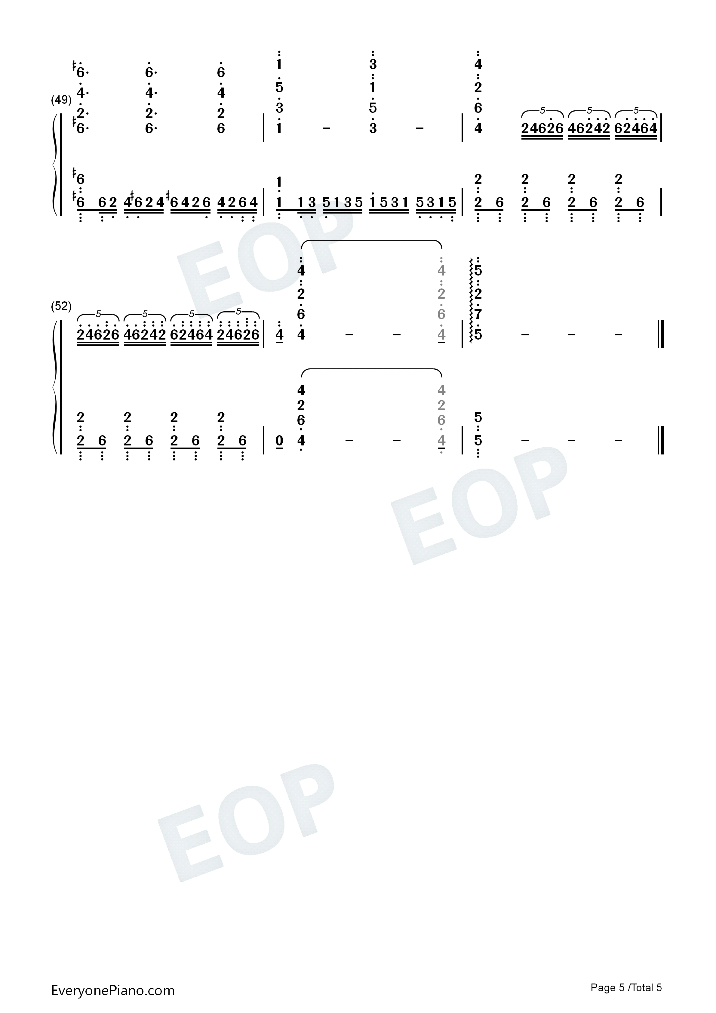 イこうぜ_パラダイス钢琴简谱_间岛淳司_小林裕介_富田美忧演唱