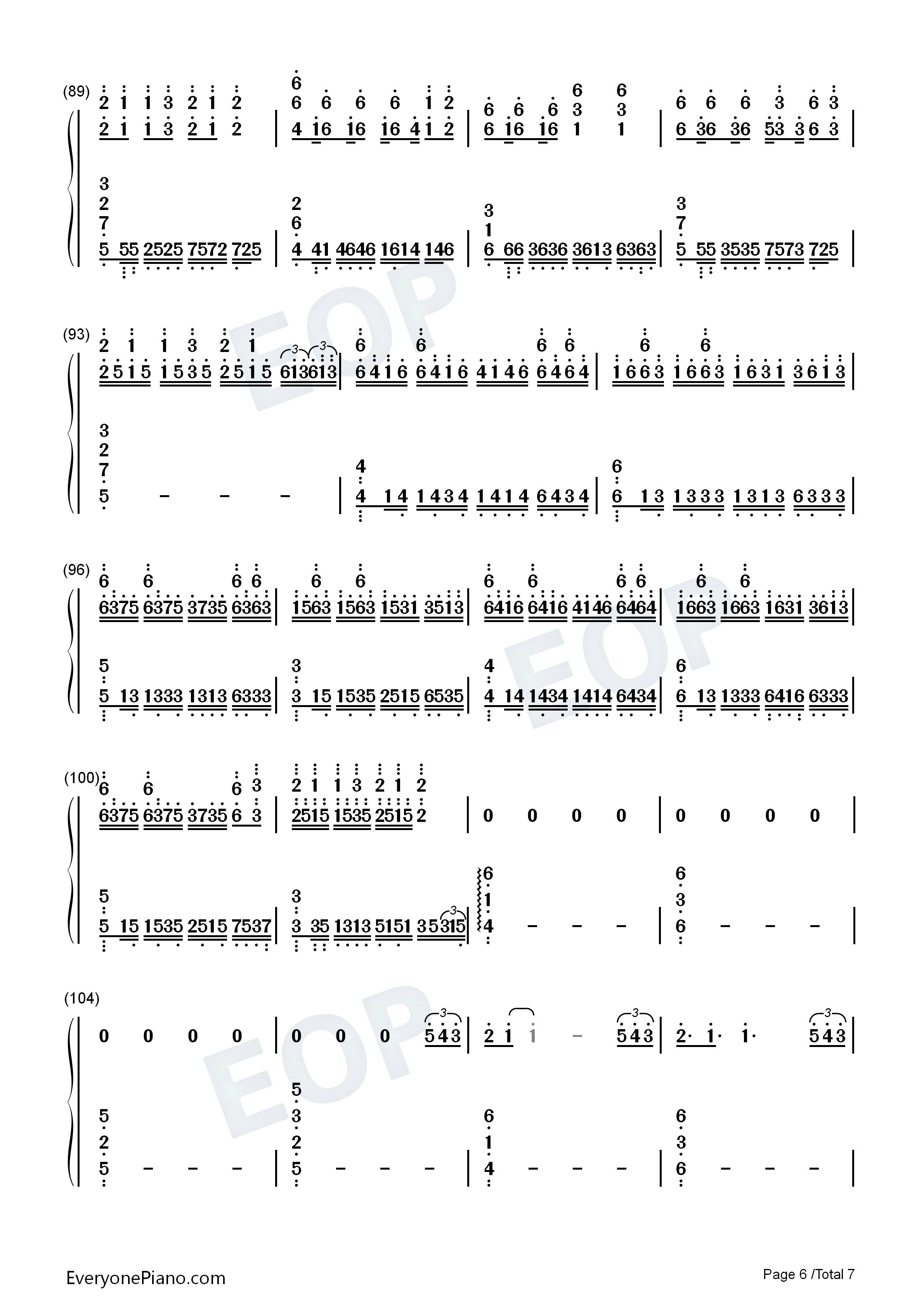 One_Last_Kiss钢琴简谱_宇多田光演唱