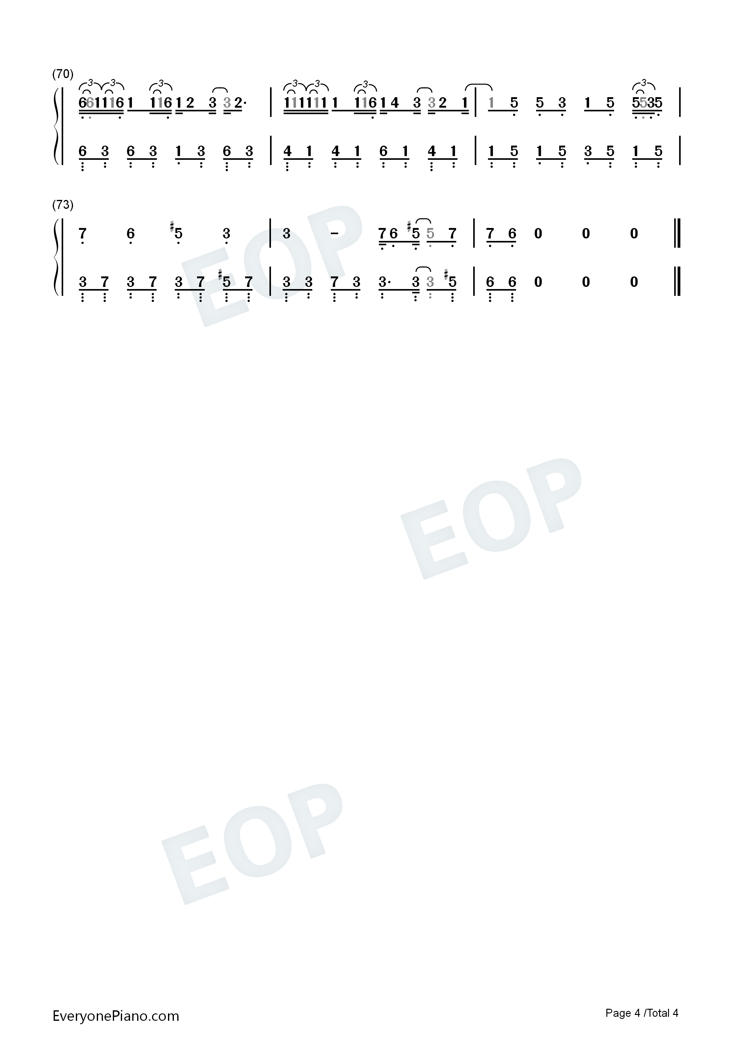 Surface_Pressure钢琴简谱_Jessica_Darrow演唱