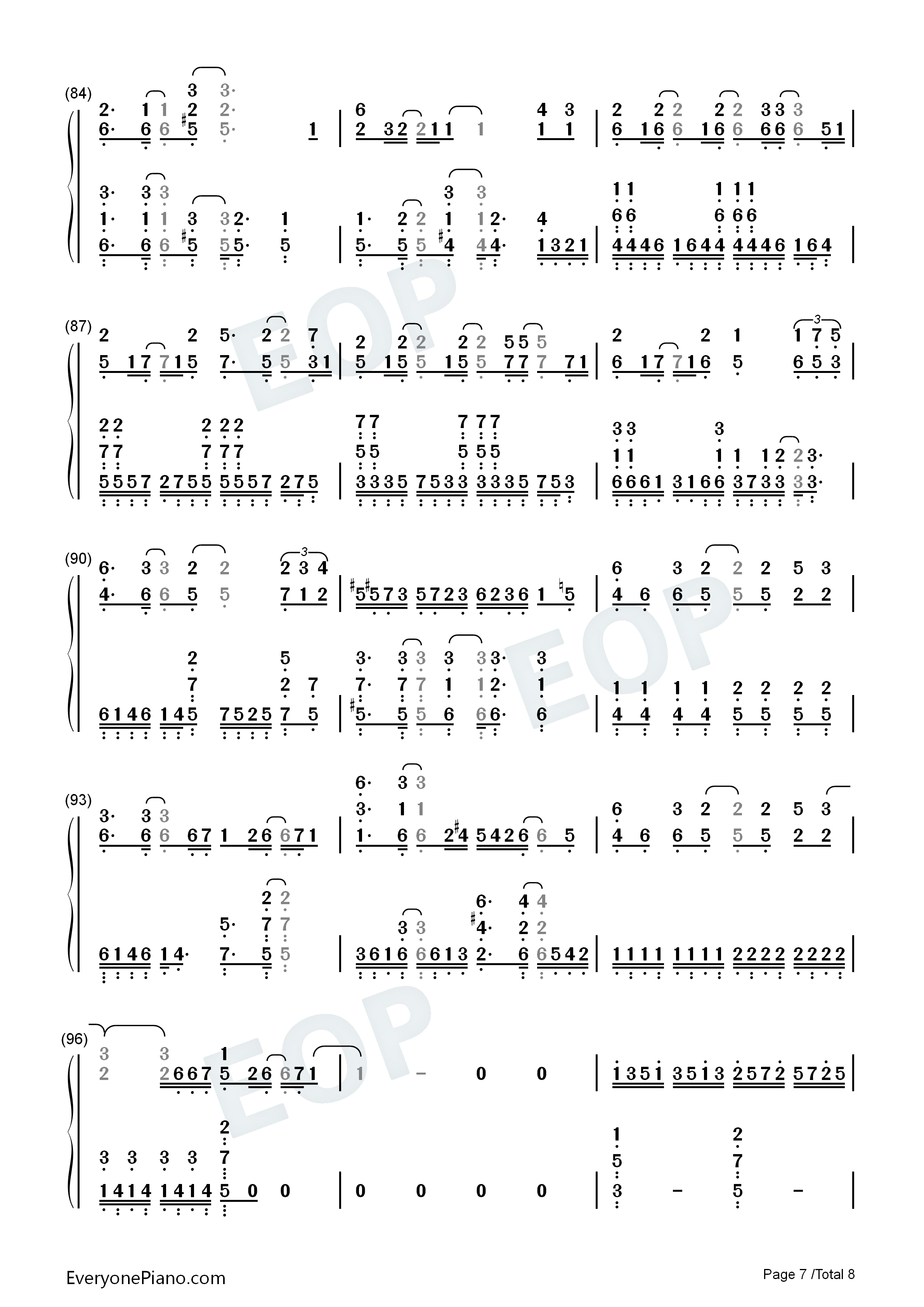 Tiny_Light钢琴简谱_鬼头明里演唱