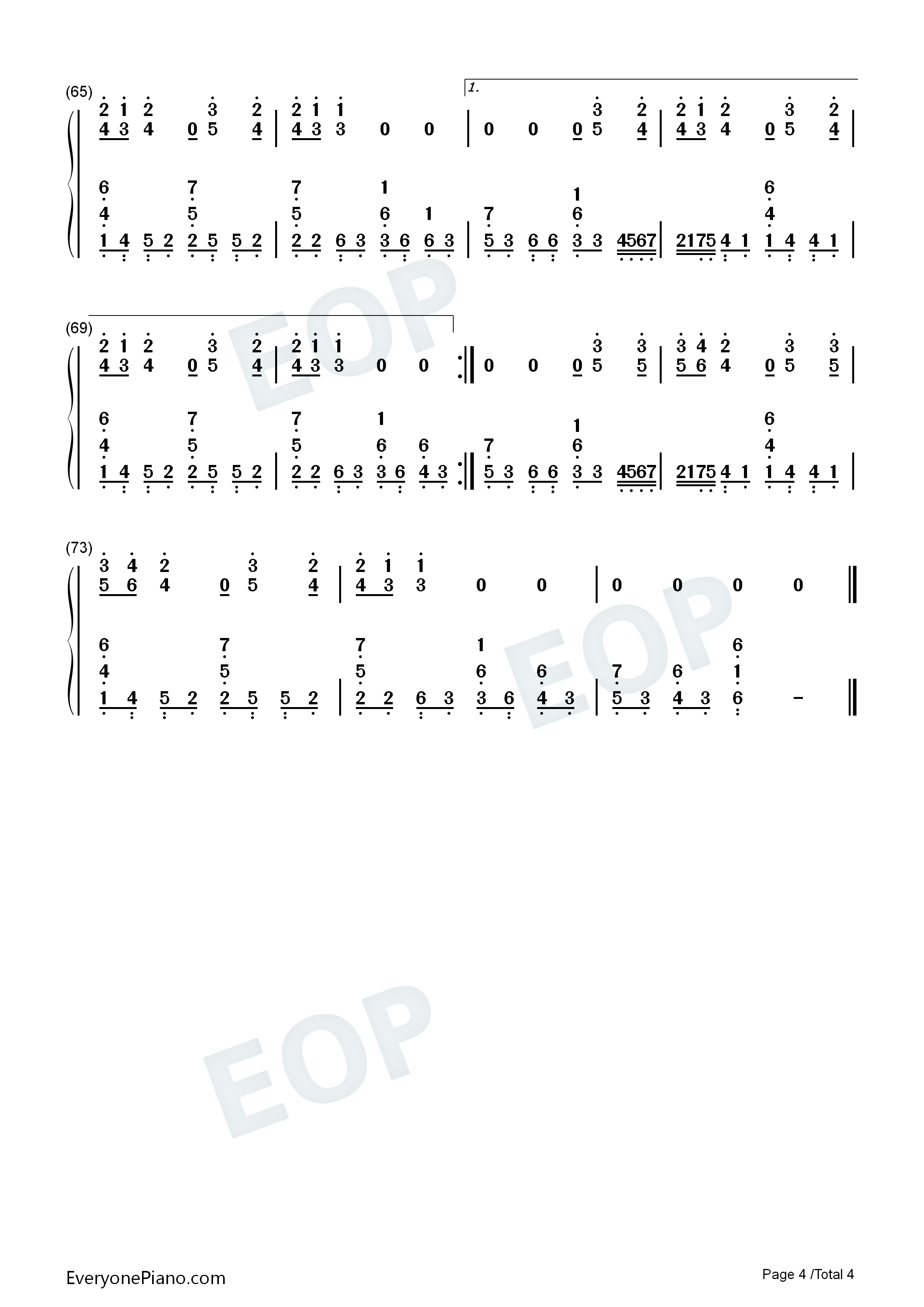 日不落钢琴简谱_蔡依林演唱