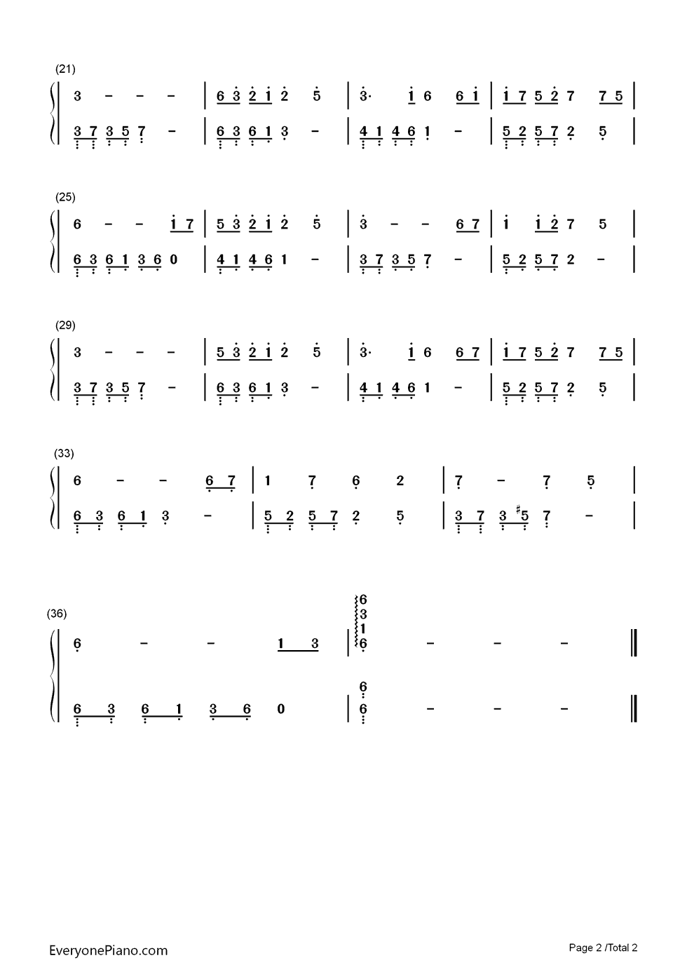 流恋钢琴简谱_吴奇隆_严艺丹演唱