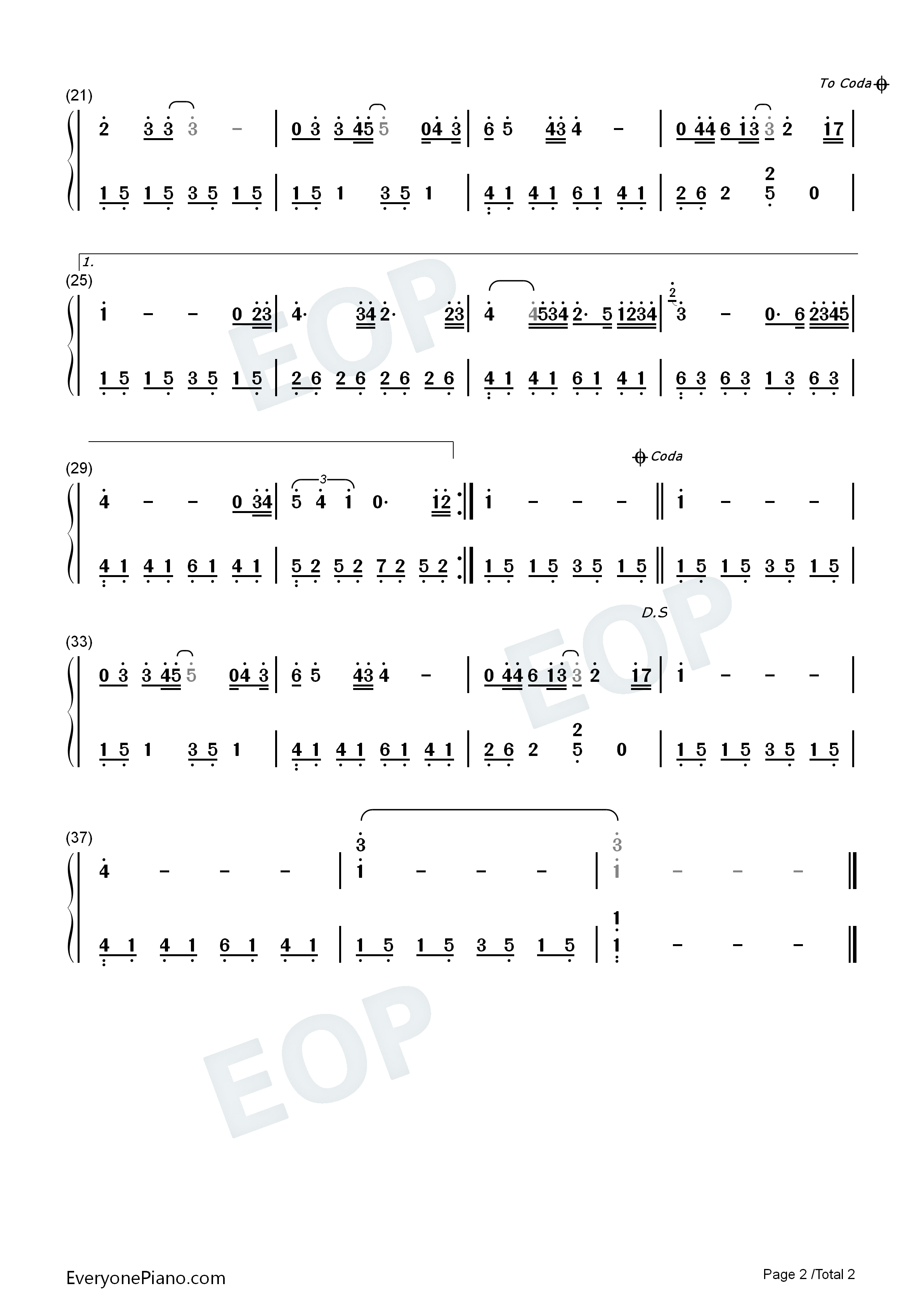 天天想你钢琴简谱_张雨生演唱