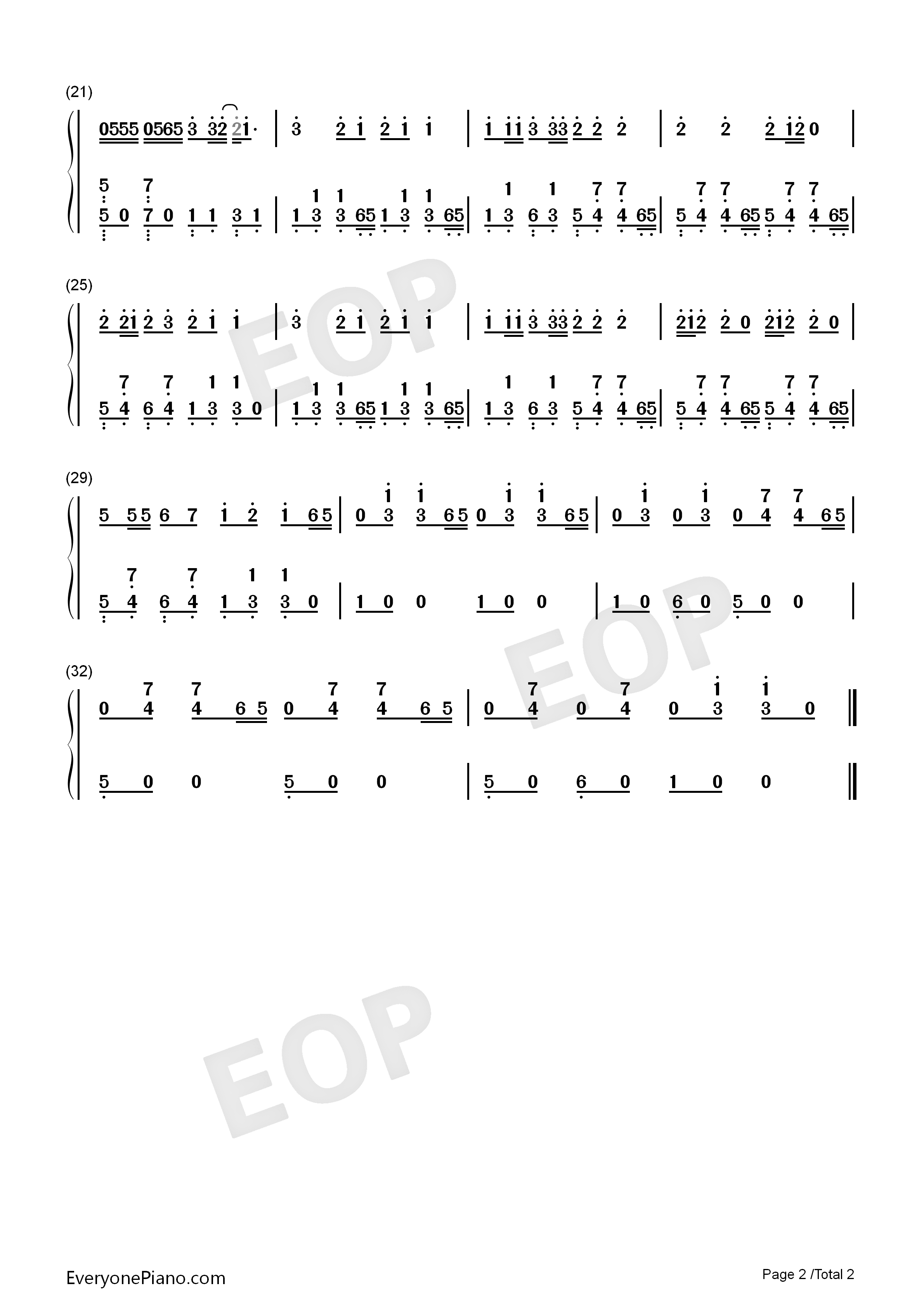 爱乘以无限大钢琴简谱_元若蓝演唱