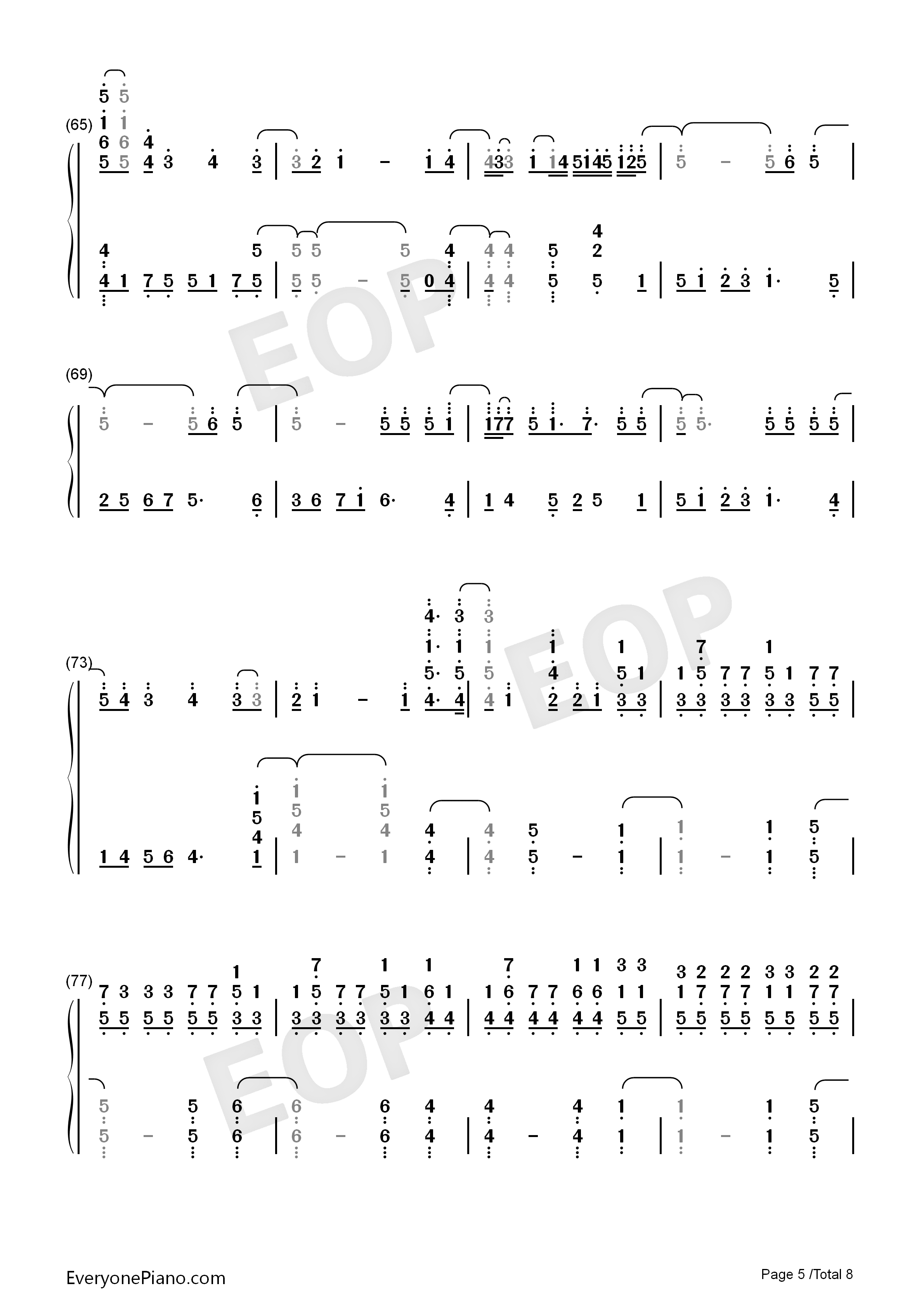 ほうき星钢琴简谱_ユンナ演唱