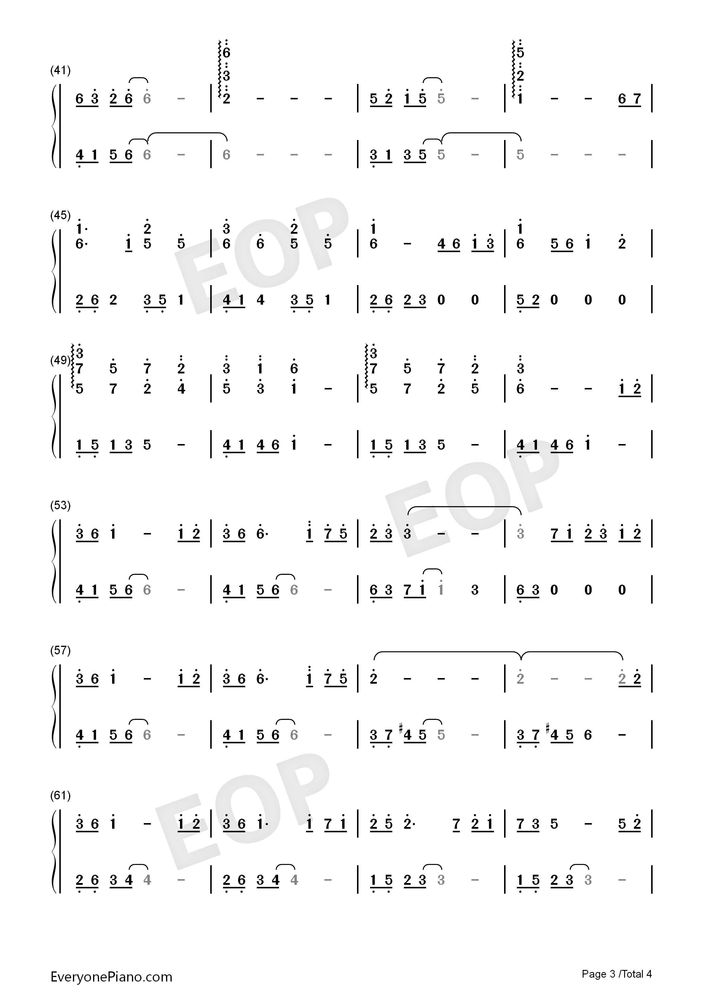 寂しい夜钢琴简谱_缘之空演唱