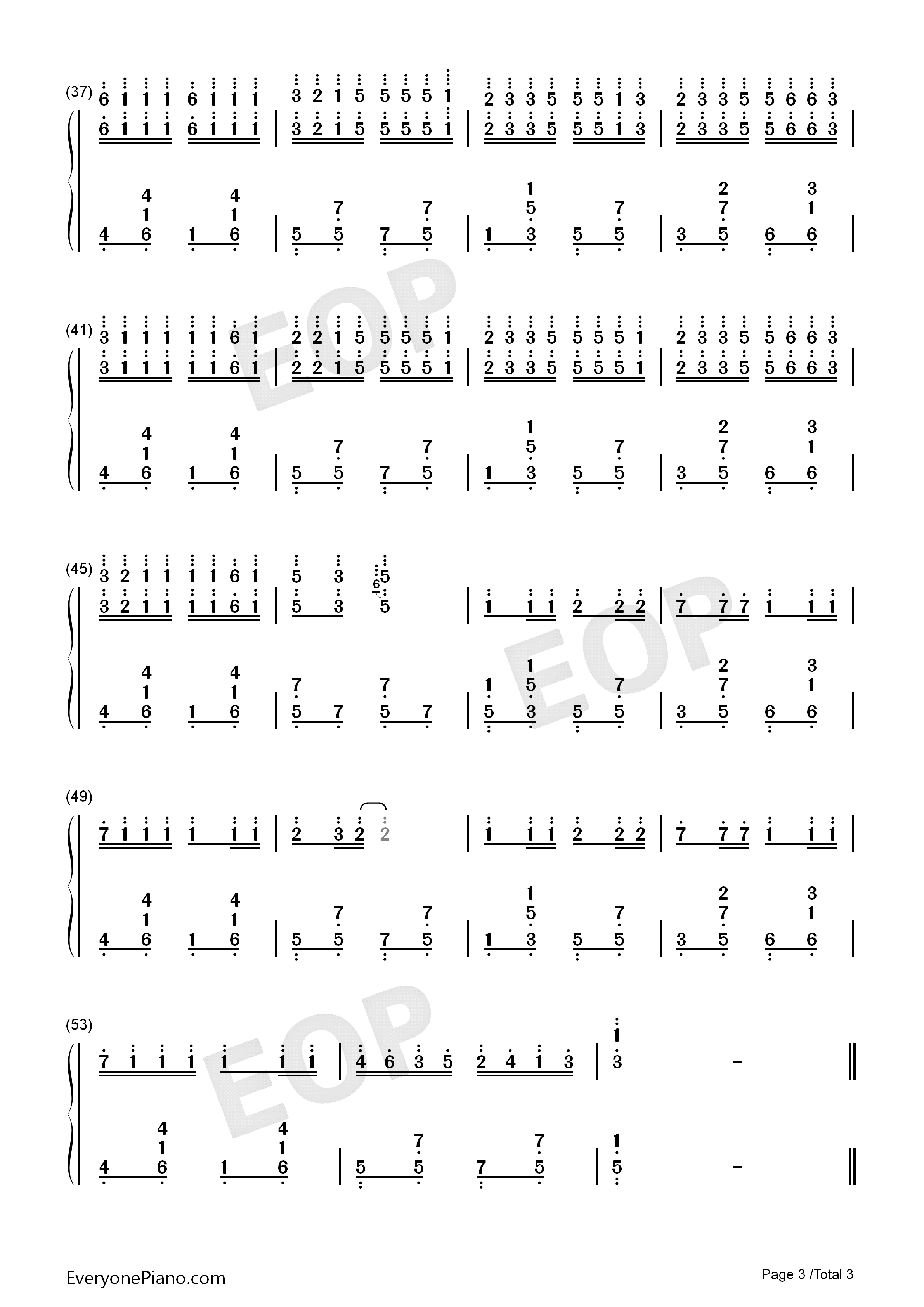 对面的女孩看过来钢琴简谱_任贤齐演唱