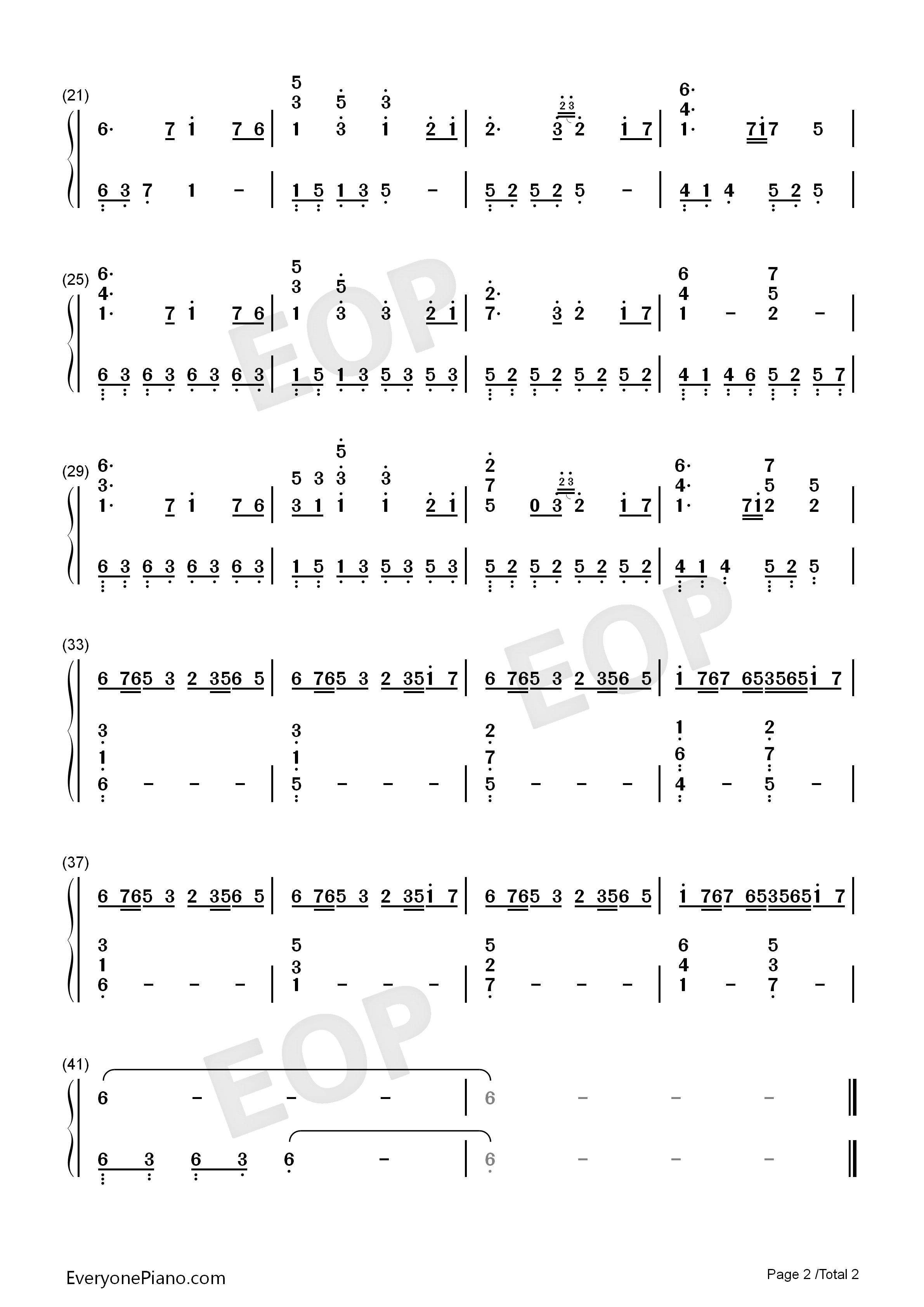 妖精的尾巴Fairy_Tail主题曲OST钢琴简谱_未知演唱