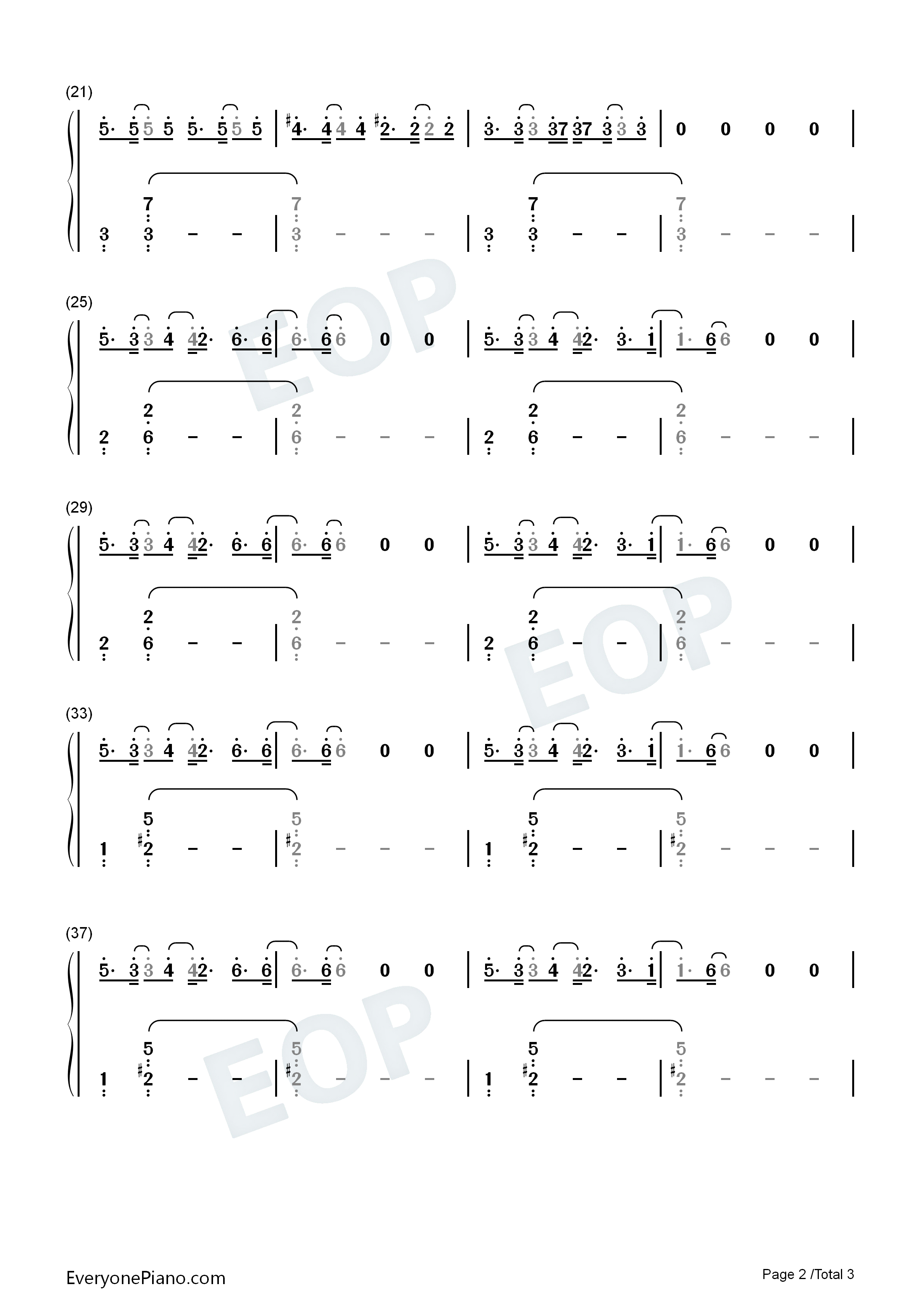 Fuan（不安）钢琴简谱_平野义久__タニウチヒデキ演唱