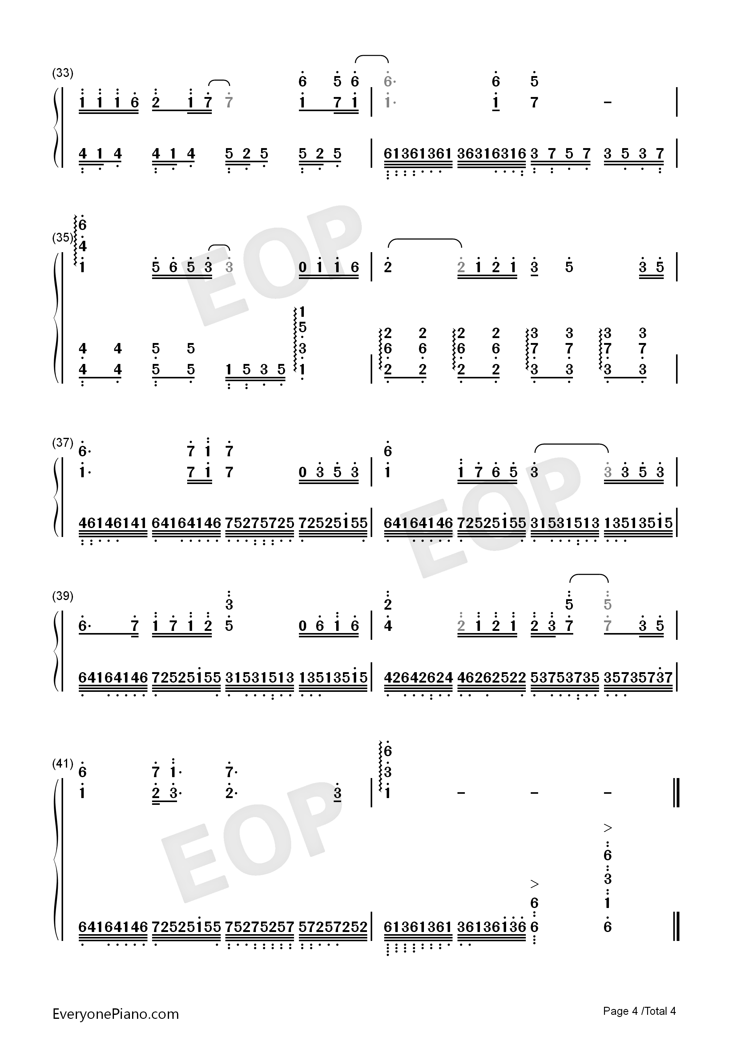 爱上你是一个错钢琴简谱_杨培安演唱