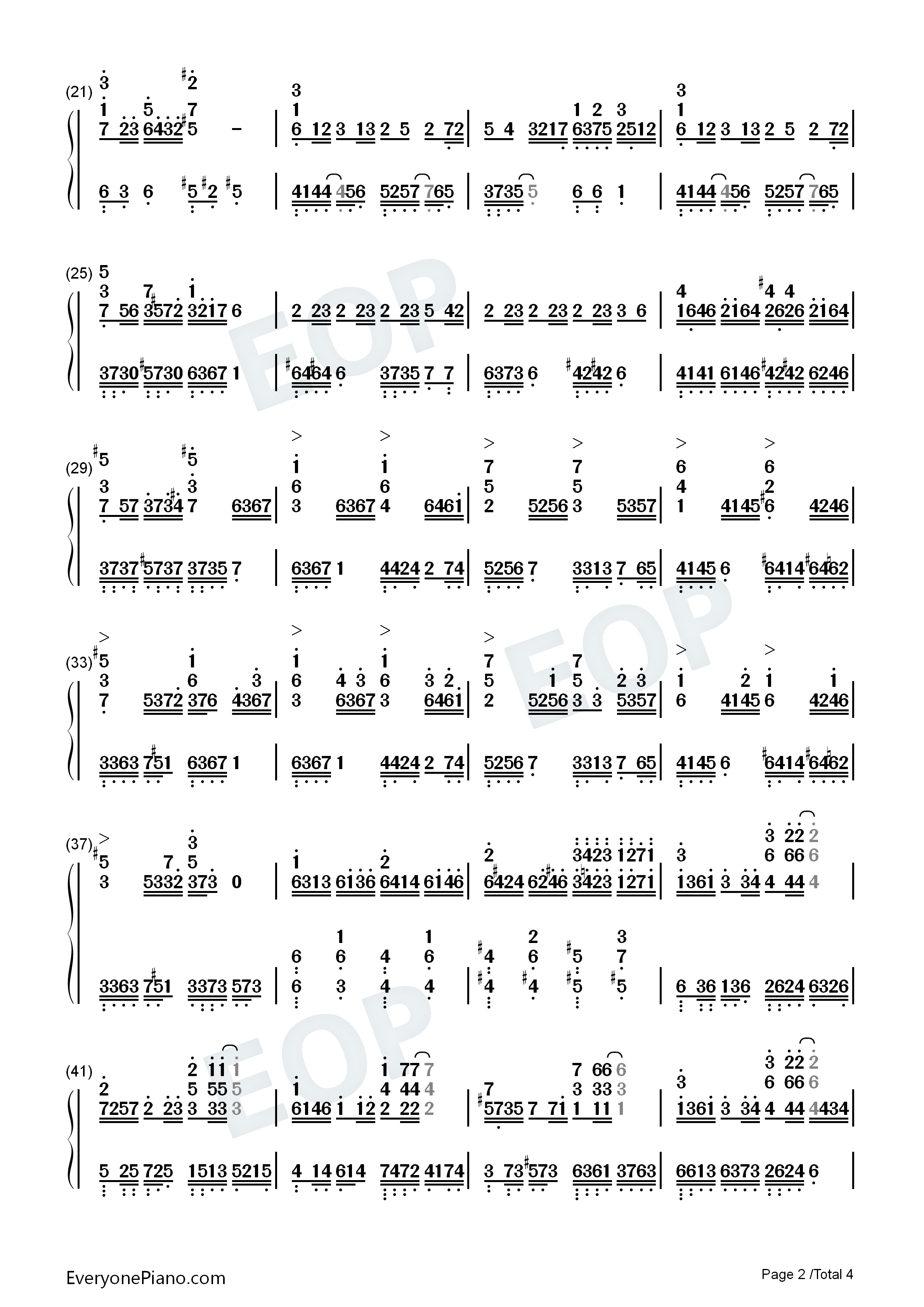 アンチクロロベンゼン（反氯化苯）钢琴简谱_鏡音リン演唱