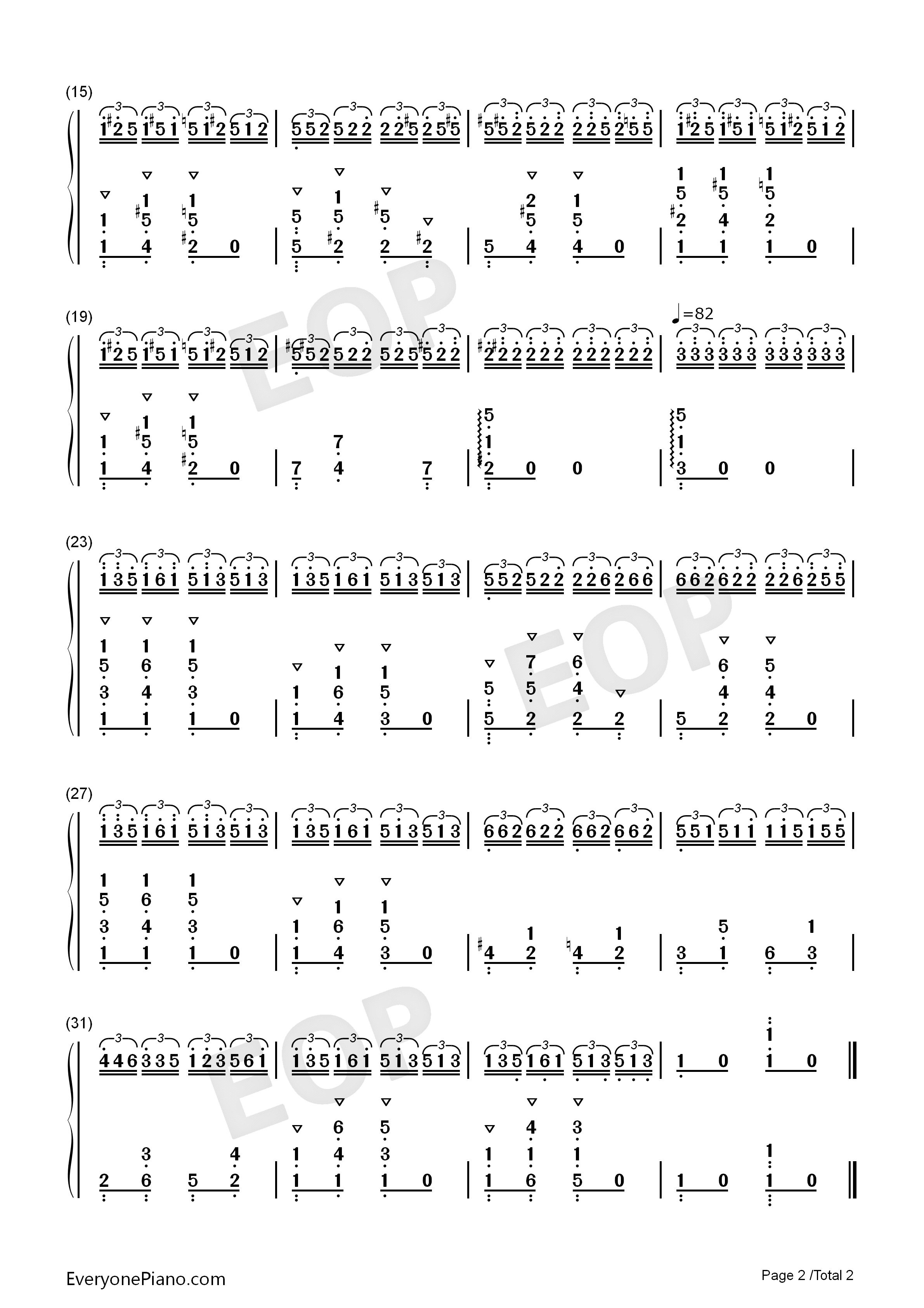 斗琴一钢琴简谱_周杰伦演唱