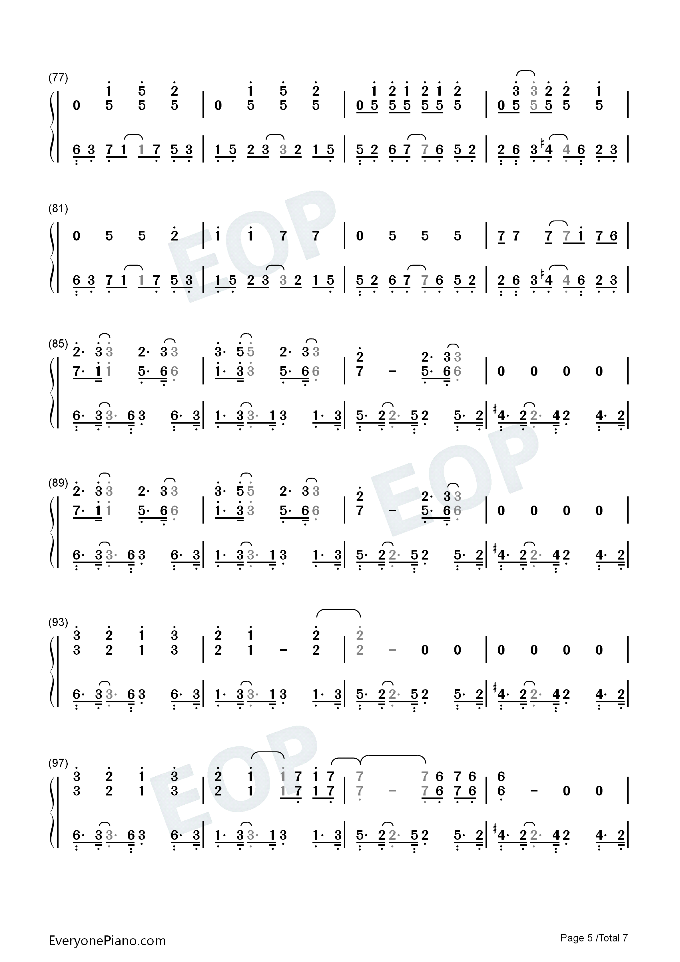 How_You_Remind_Me钢琴简谱_Avril_Lavigne演唱