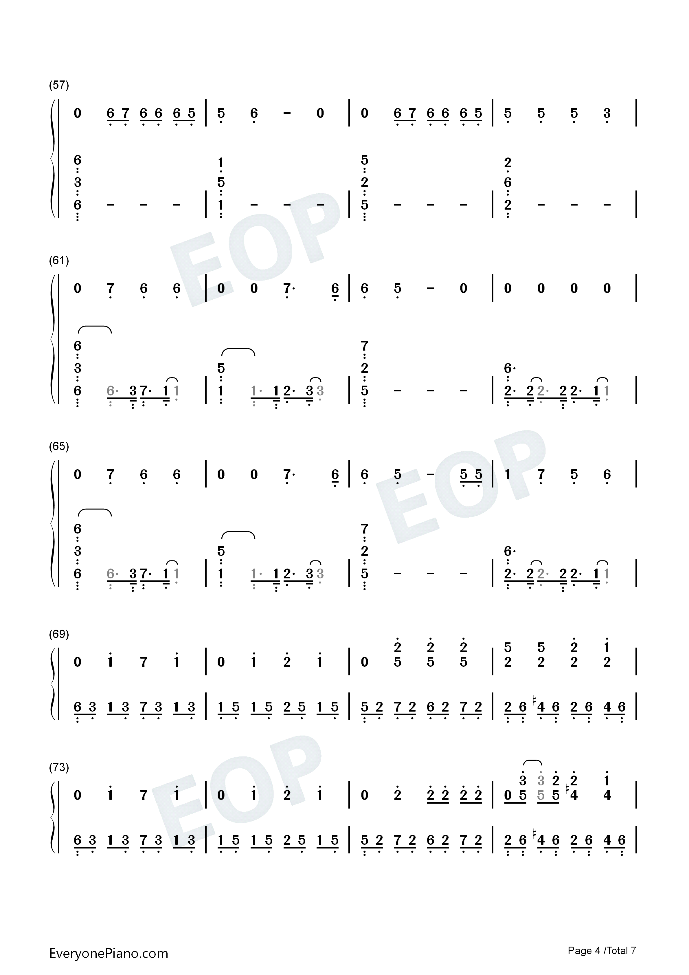 How_You_Remind_Me钢琴简谱_Avril_Lavigne演唱