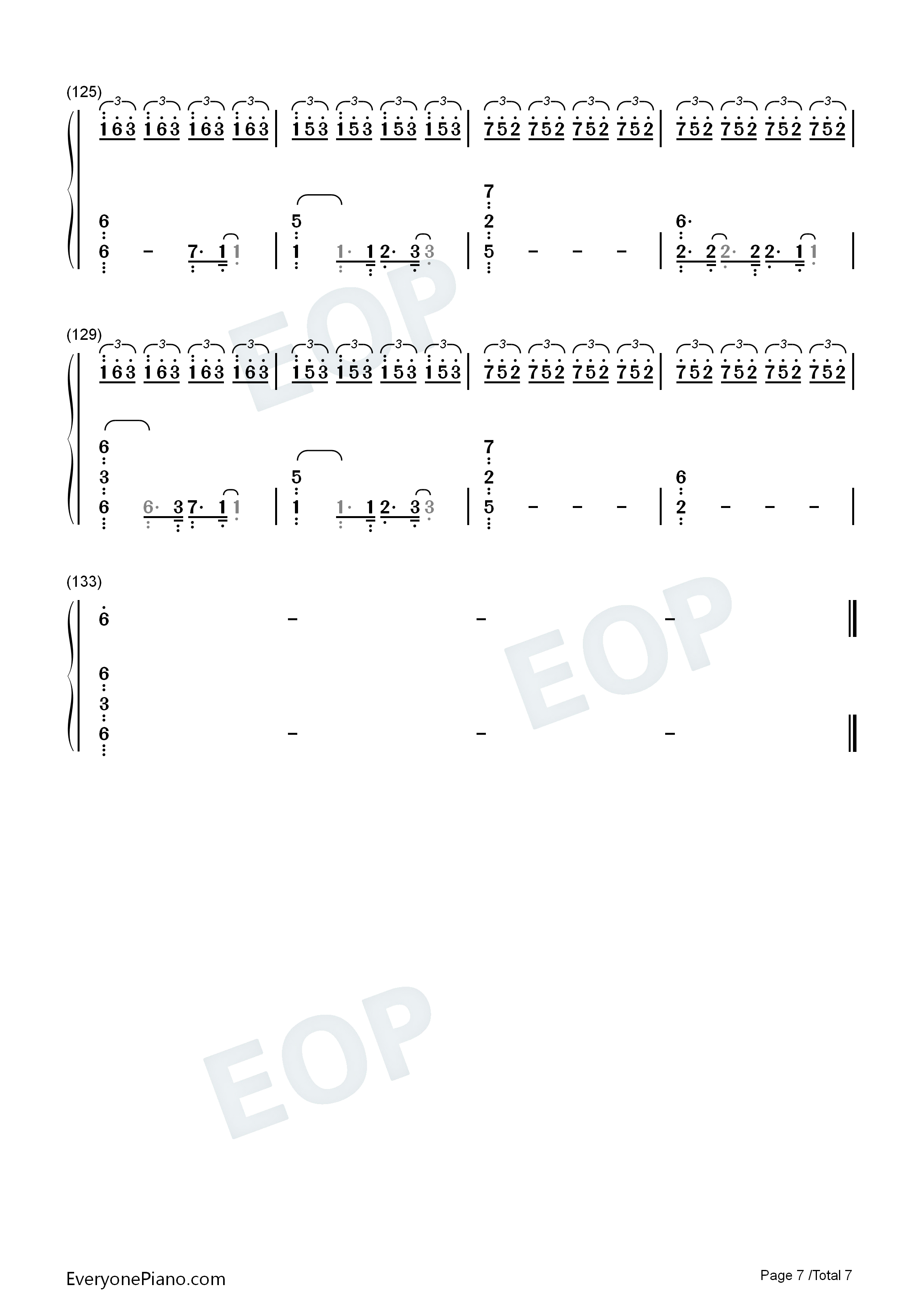 How_You_Remind_Me钢琴简谱_Avril_Lavigne演唱