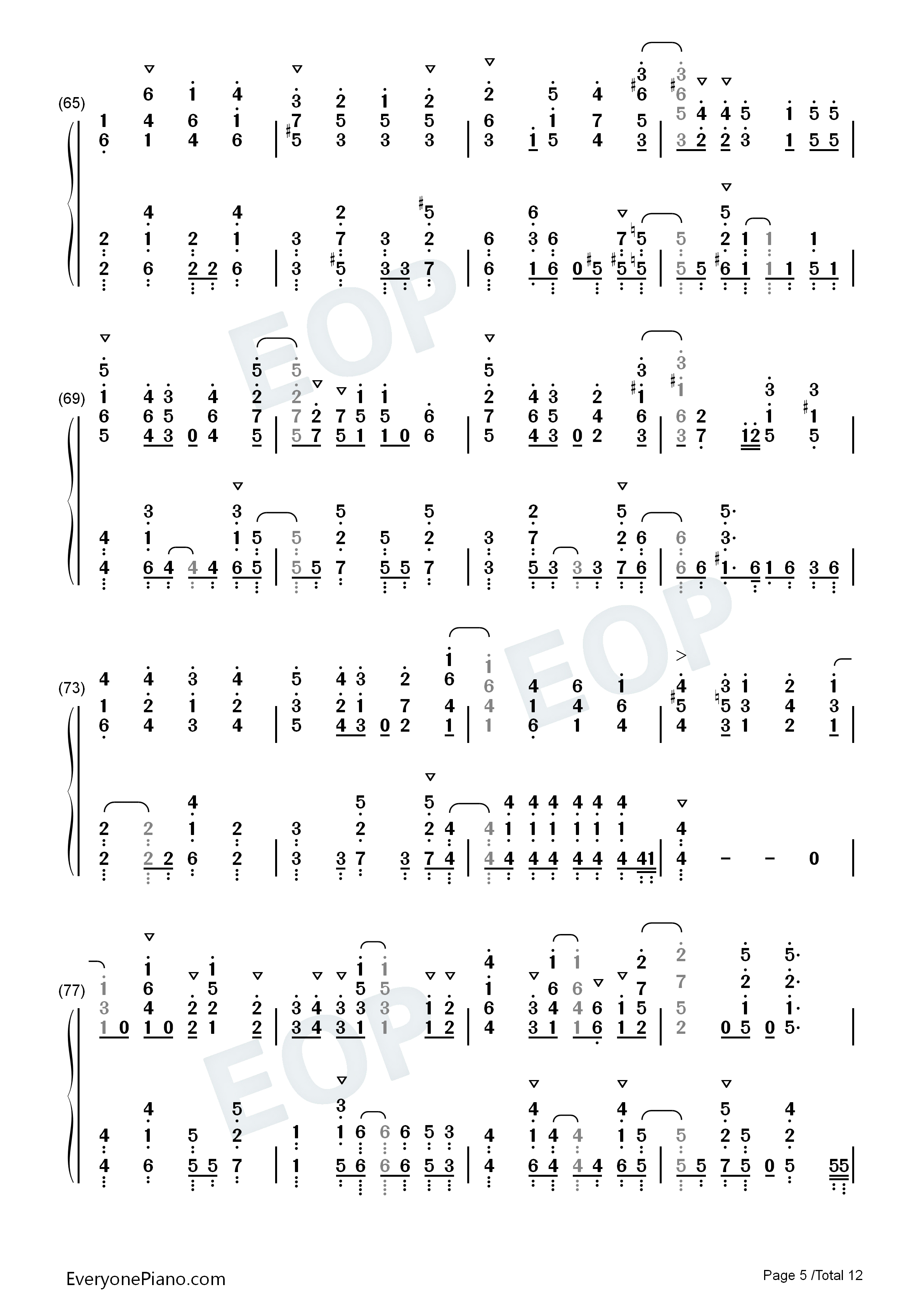 Ambitious_World钢琴简谱_立花日菜_矢野妃菜喜演唱