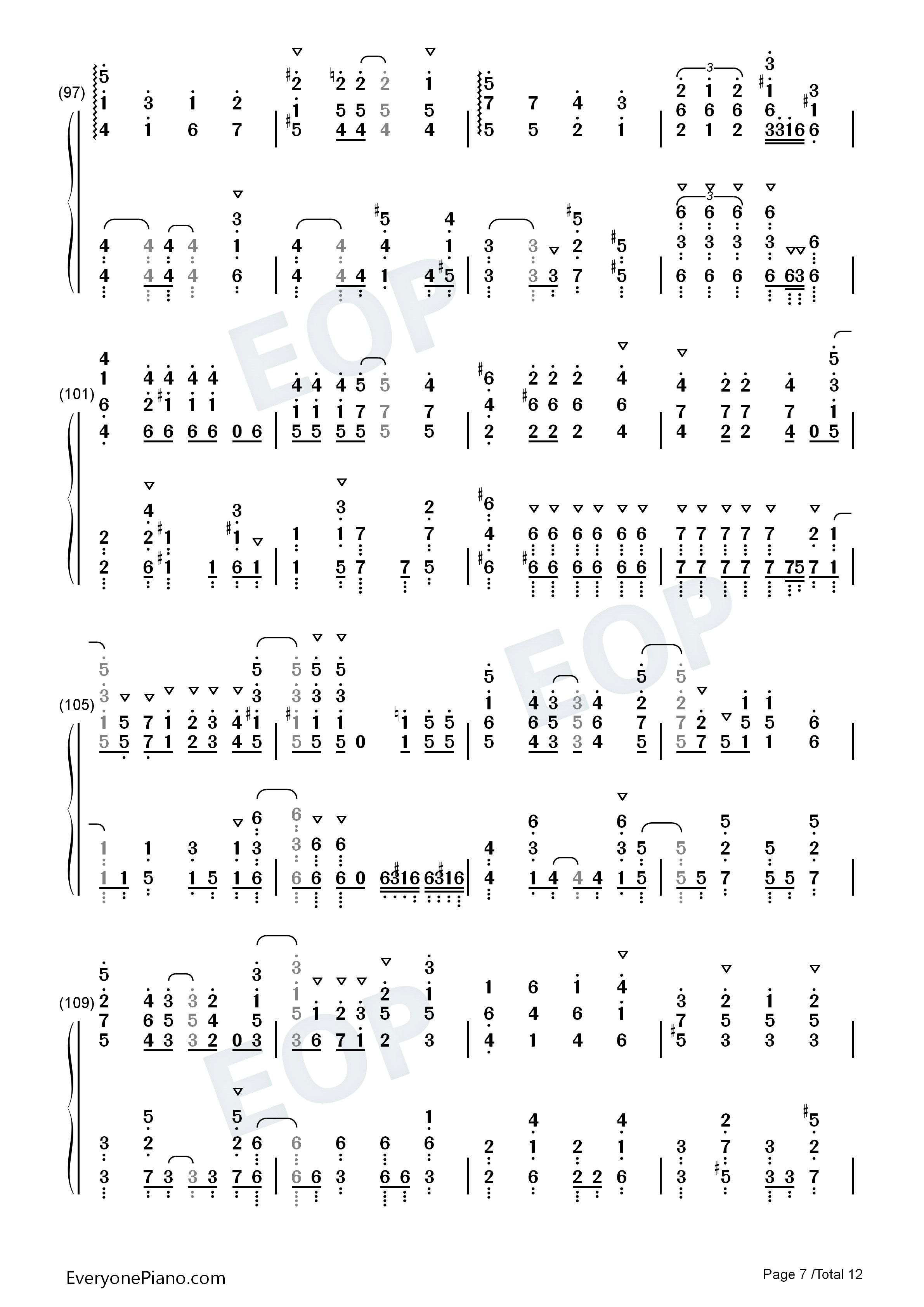 Ambitious_World钢琴简谱_立花日菜_矢野妃菜喜演唱