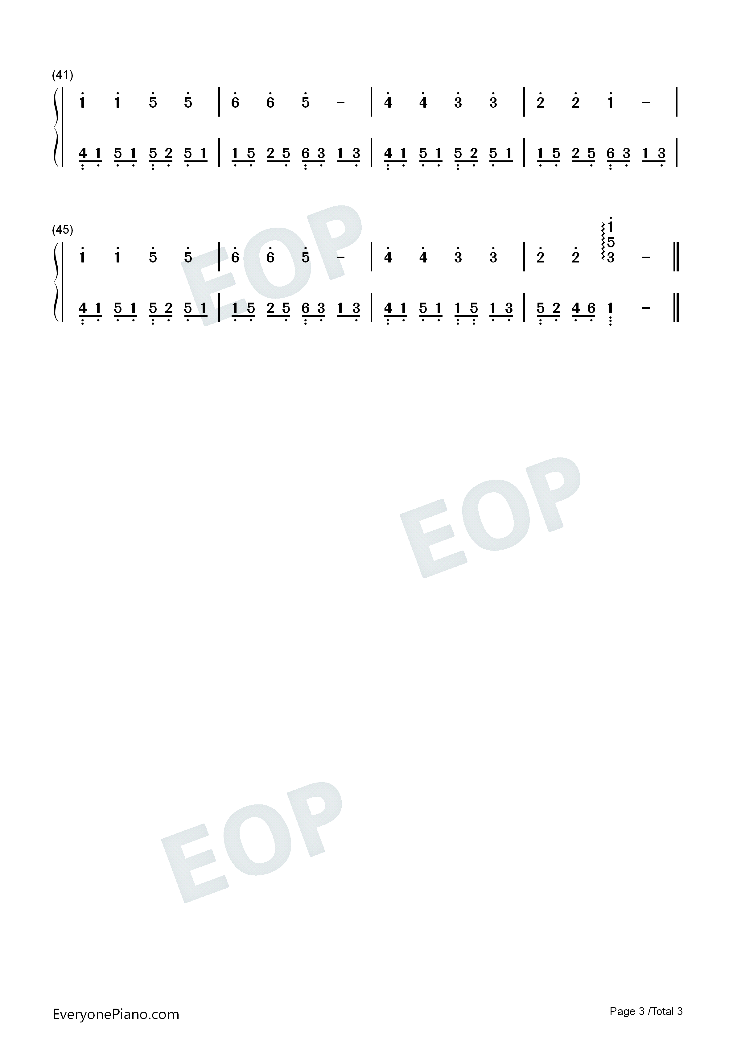 爸爸去哪儿钢琴简谱_叶圣涛演唱