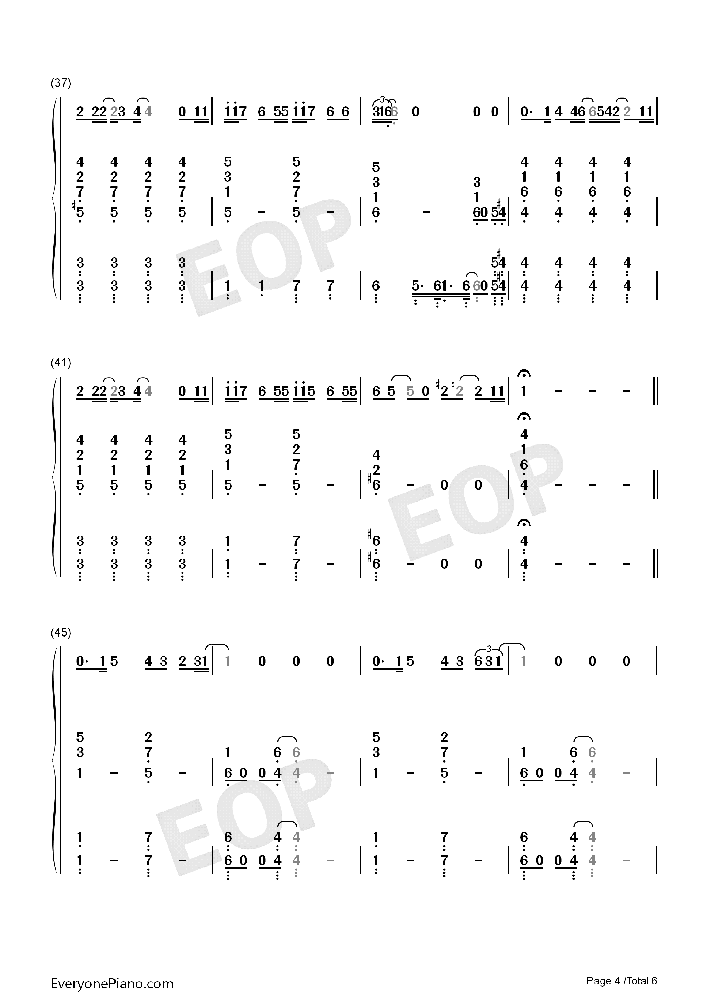 Speechless钢琴简谱_Lady_Gaga演唱