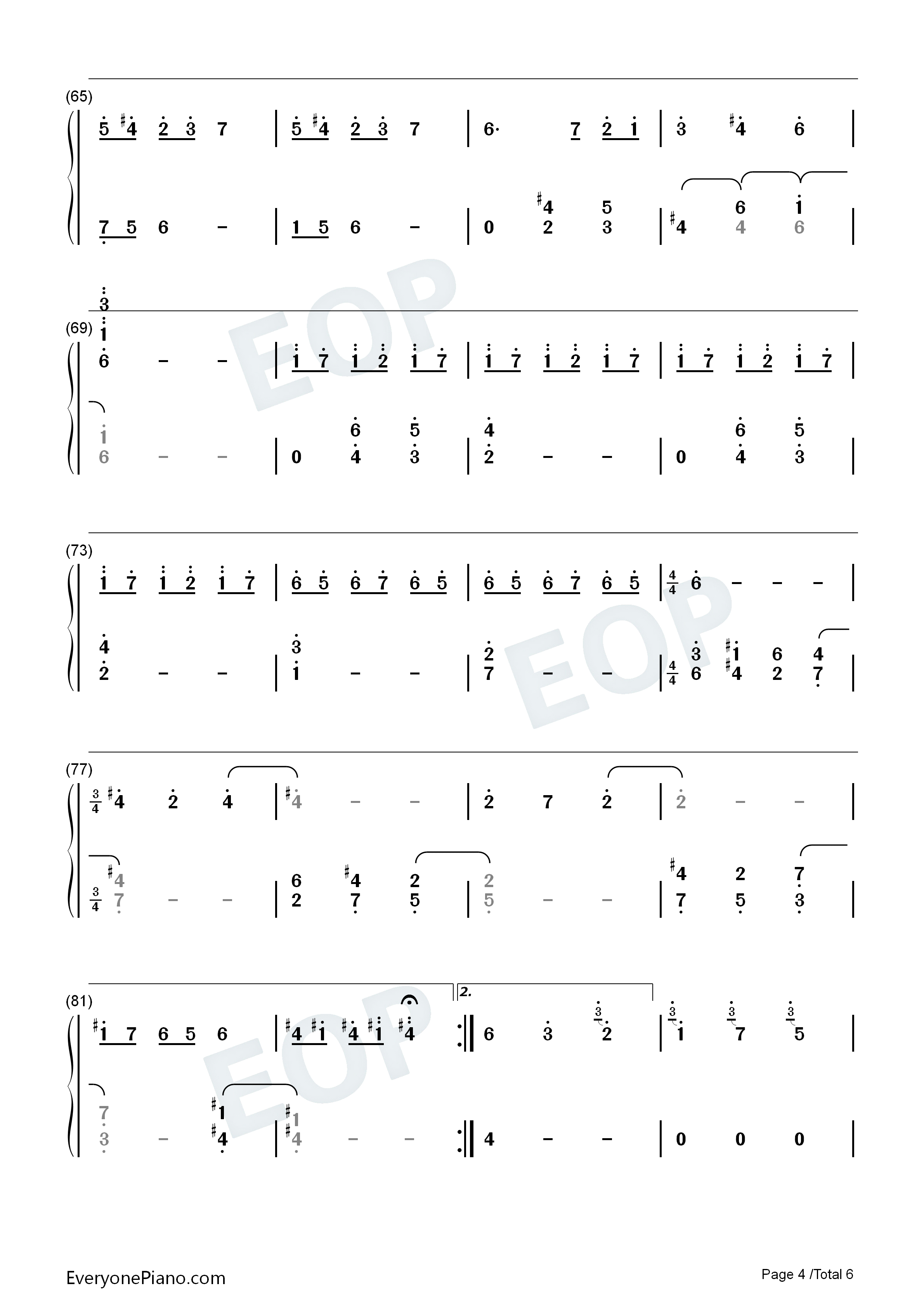 心的谱面钢琴简谱_松井咲子演唱