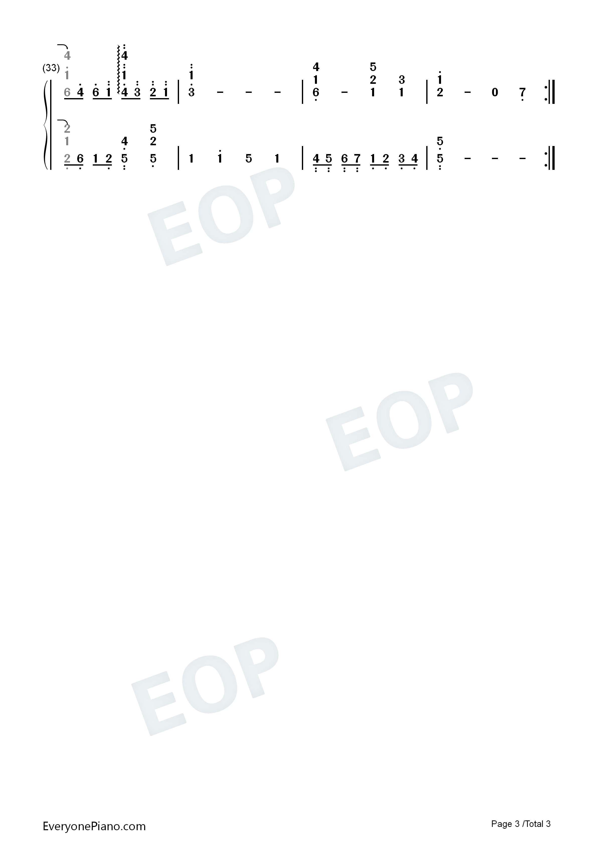 ソルフェージュ钢琴简谱_your_diary演唱