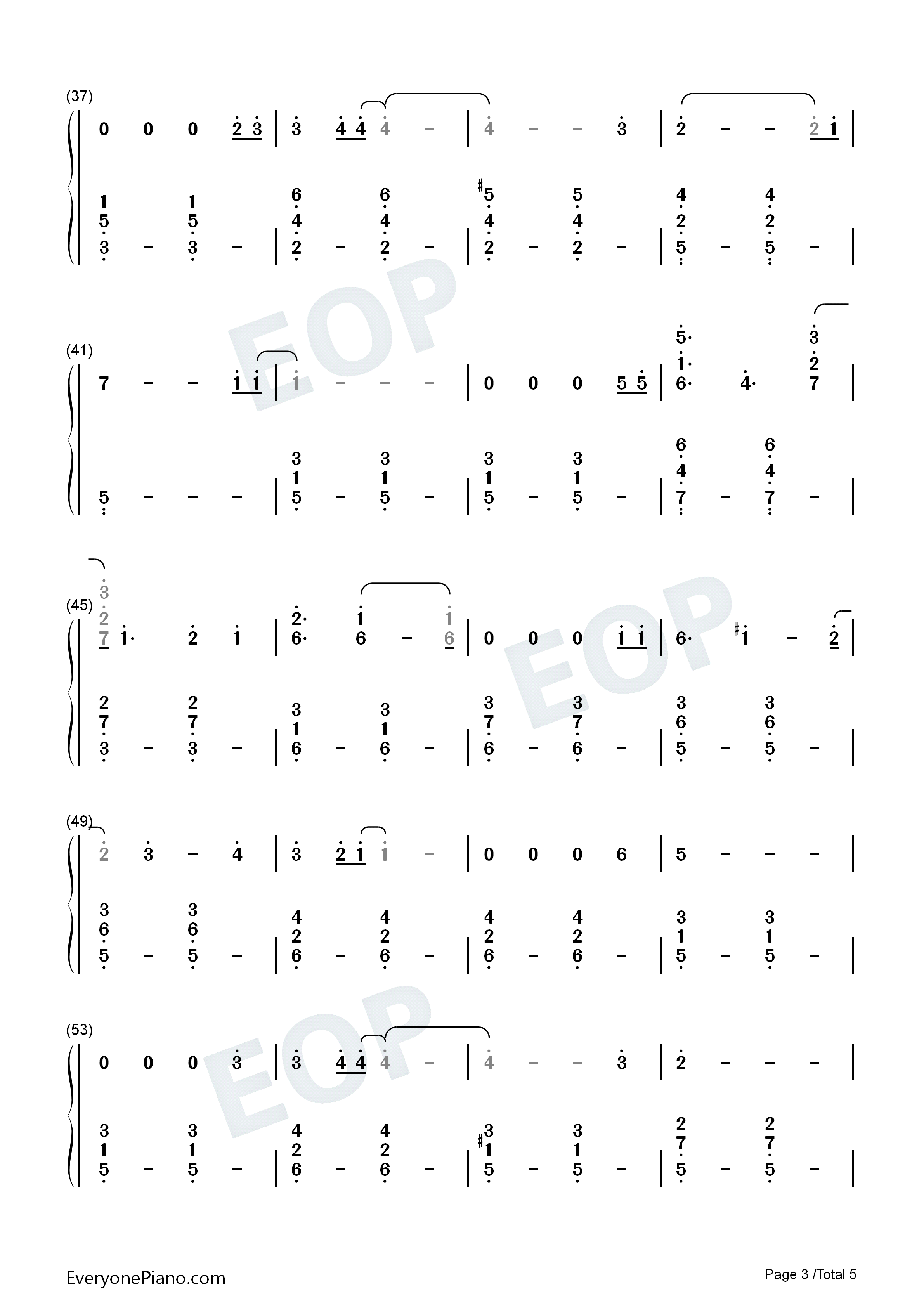 My_Dearest钢琴简谱_Supercell演唱