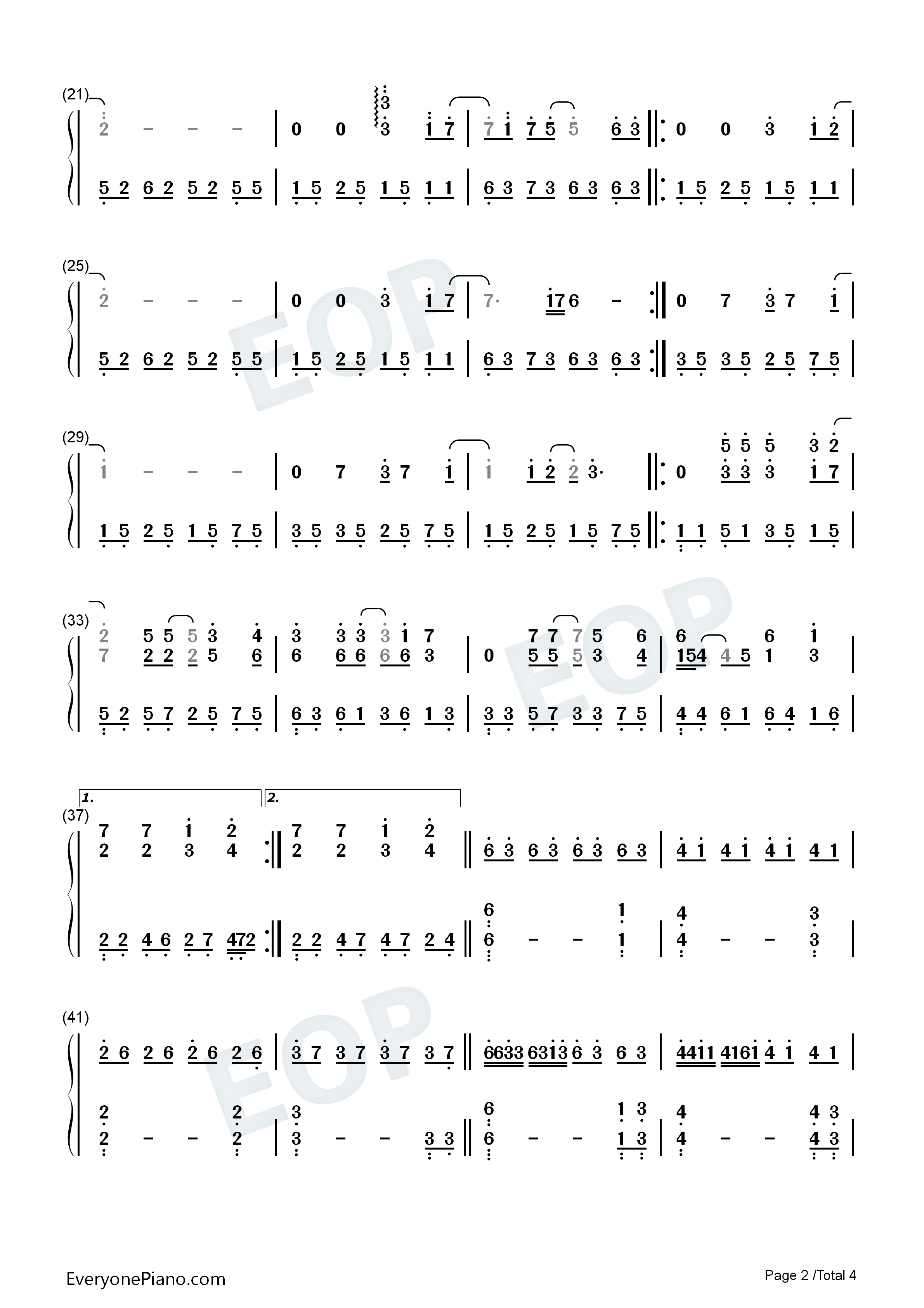 Everytime钢琴简谱_布兰妮·斯皮尔斯(Britney_Spears)演唱