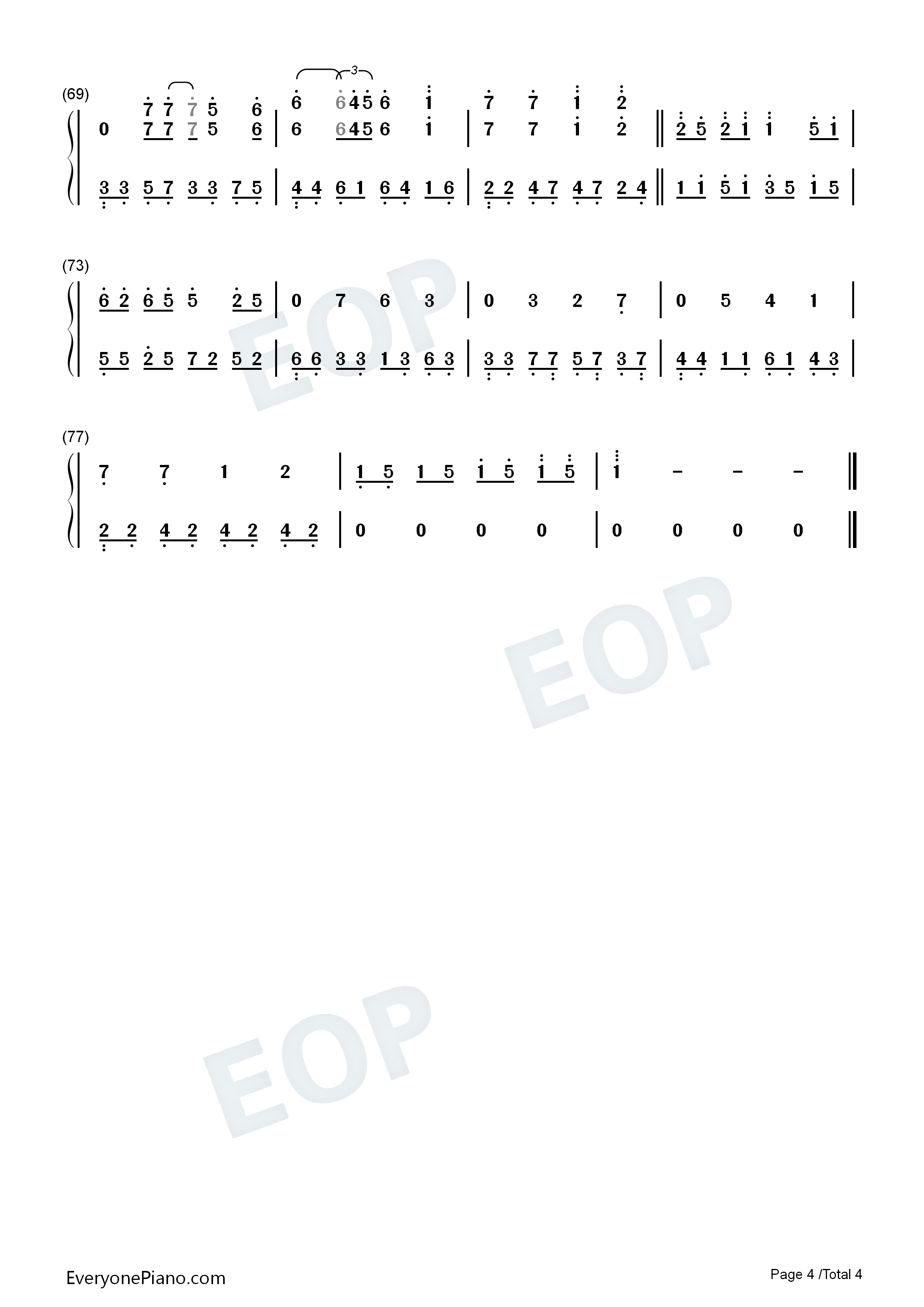 Everytime钢琴简谱_布兰妮·斯皮尔斯(Britney_Spears)演唱