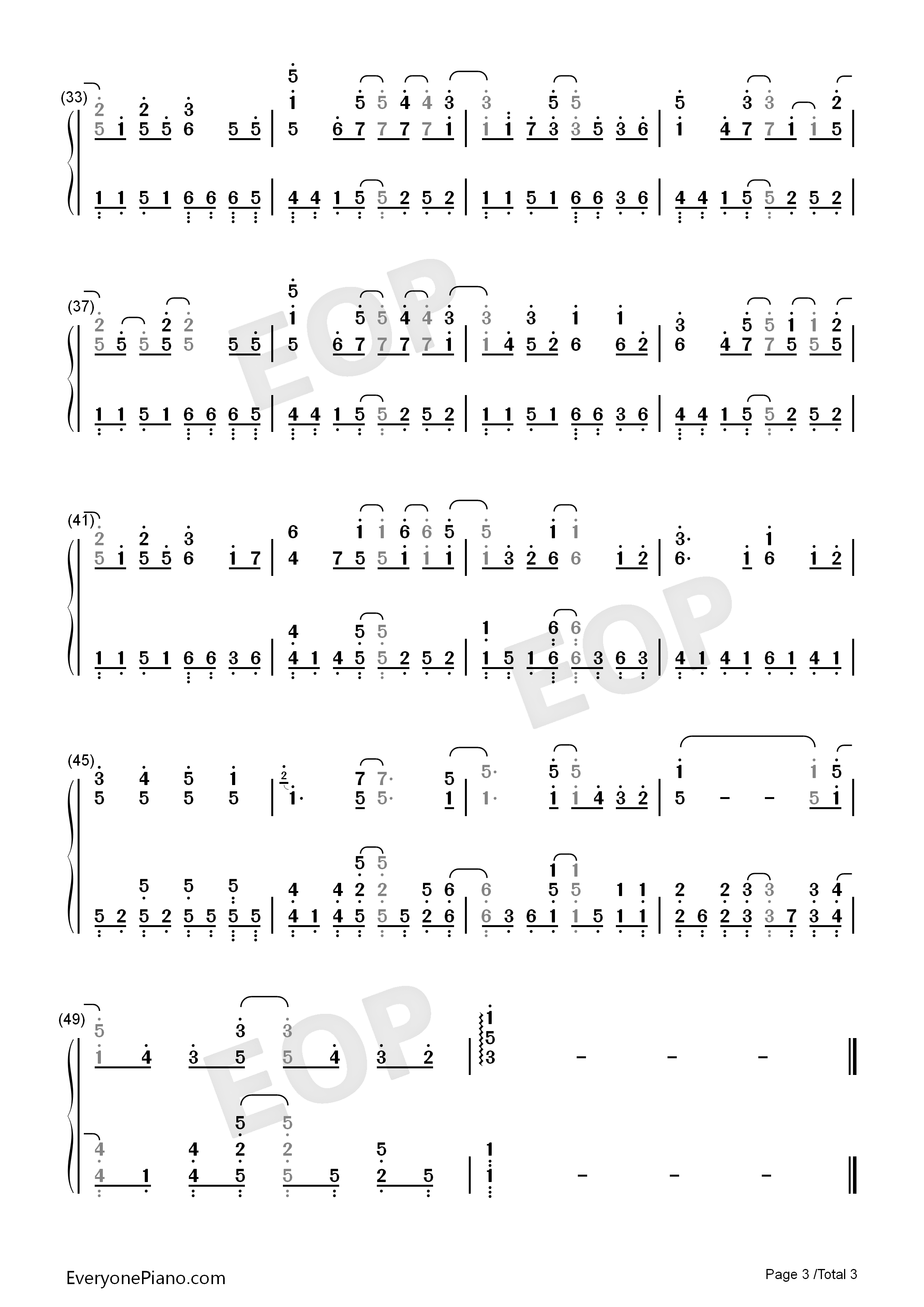 Irony钢琴简谱_ClariS演唱