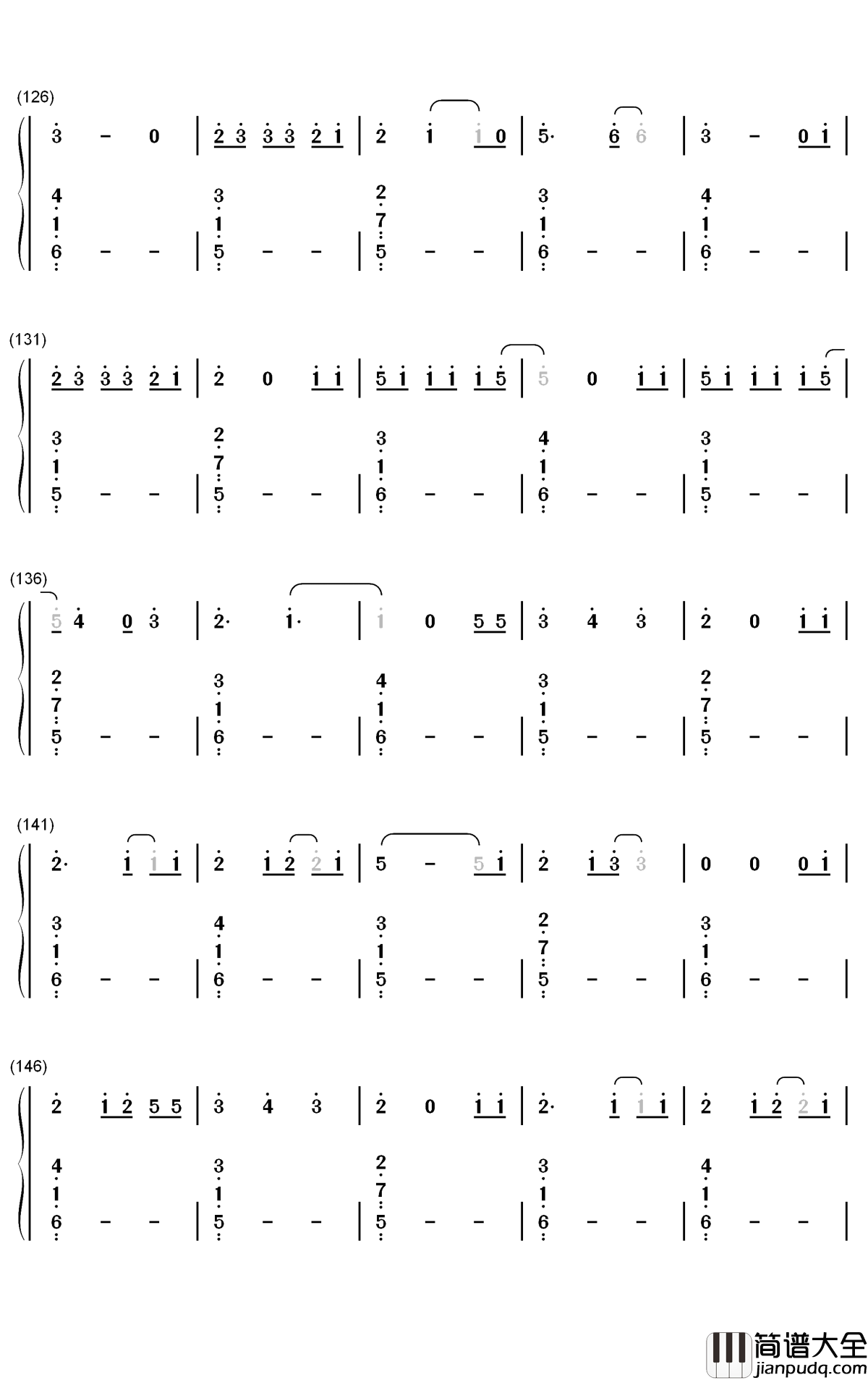 Mikrokosmos钢琴简谱_数字双手_防弹少年团