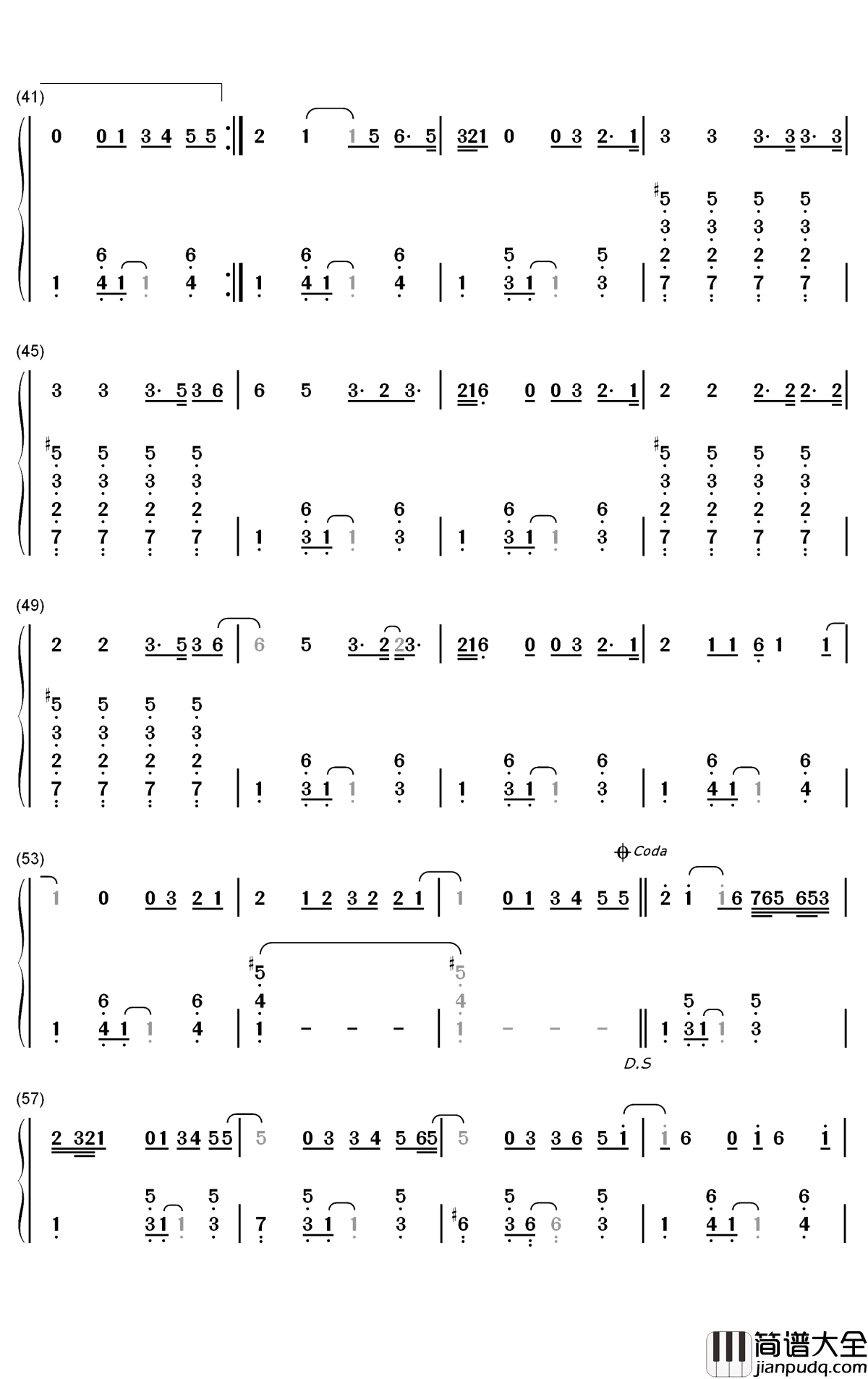 Christmas_Without_You钢琴简谱_数字双手_Ava_Max