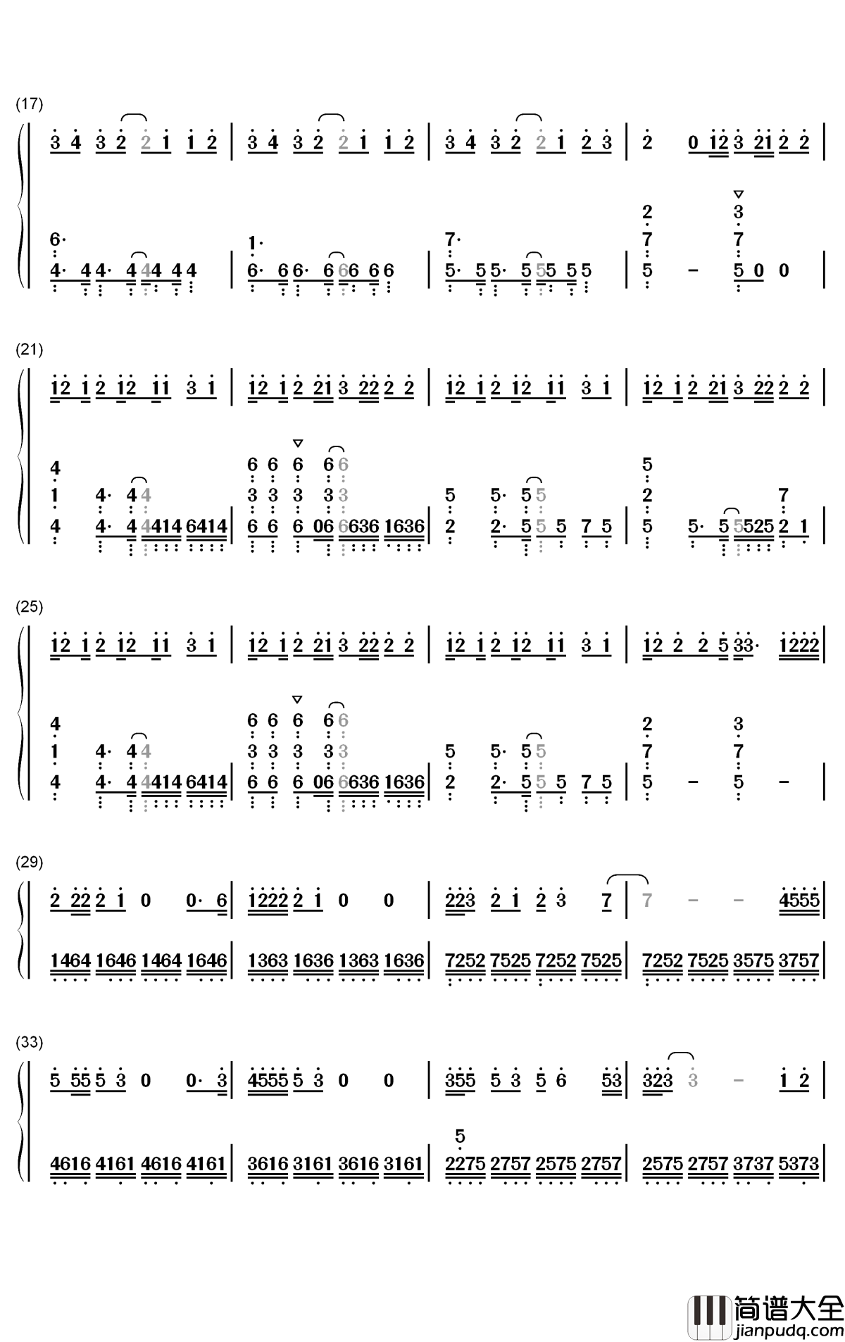 OK_Not_To_Be_OK钢琴简谱_数字双手_Marshmello_Demi_Lovato