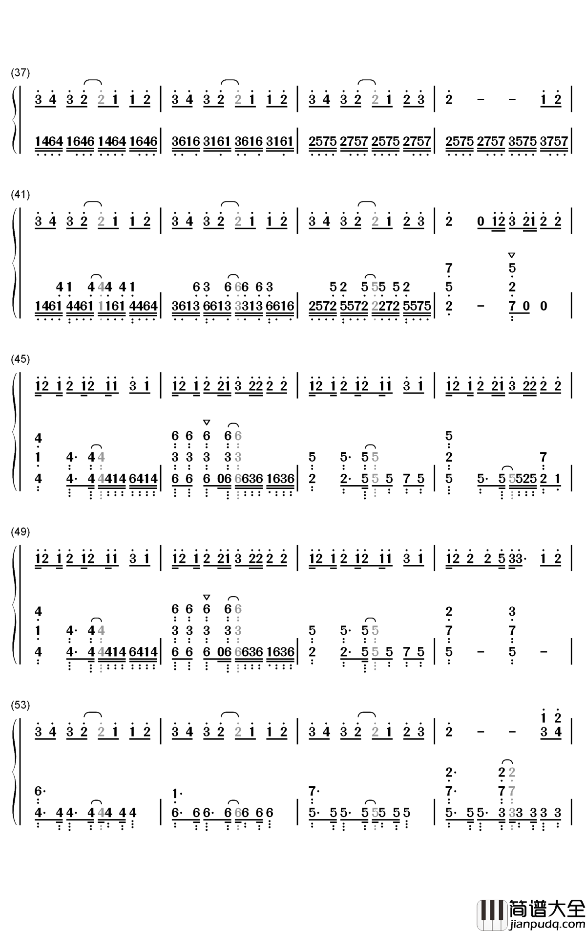 OK_Not_To_Be_OK钢琴简谱_数字双手_Marshmello_Demi_Lovato