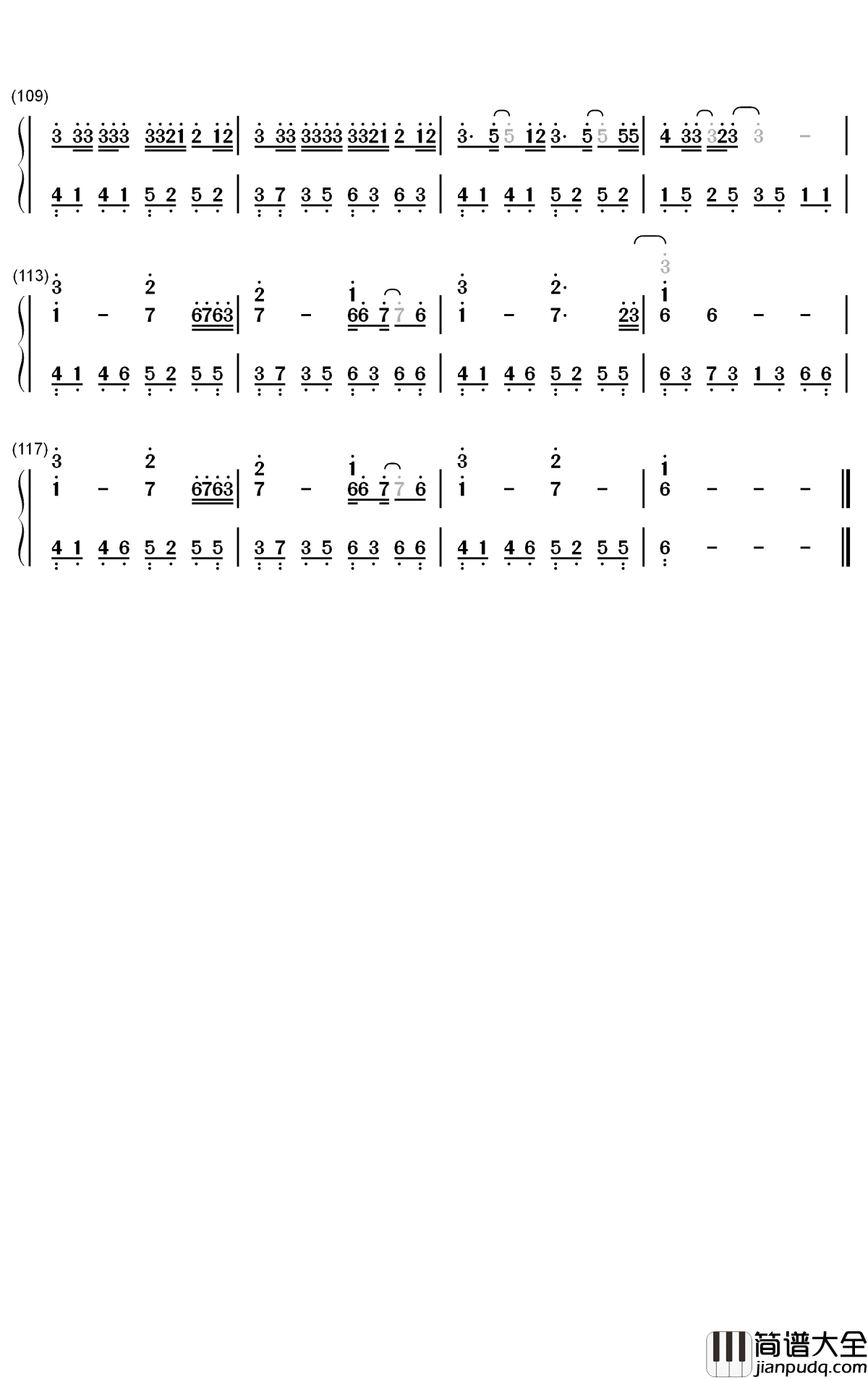 把回忆拼好给你钢琴简谱_数字双手_王贰浪